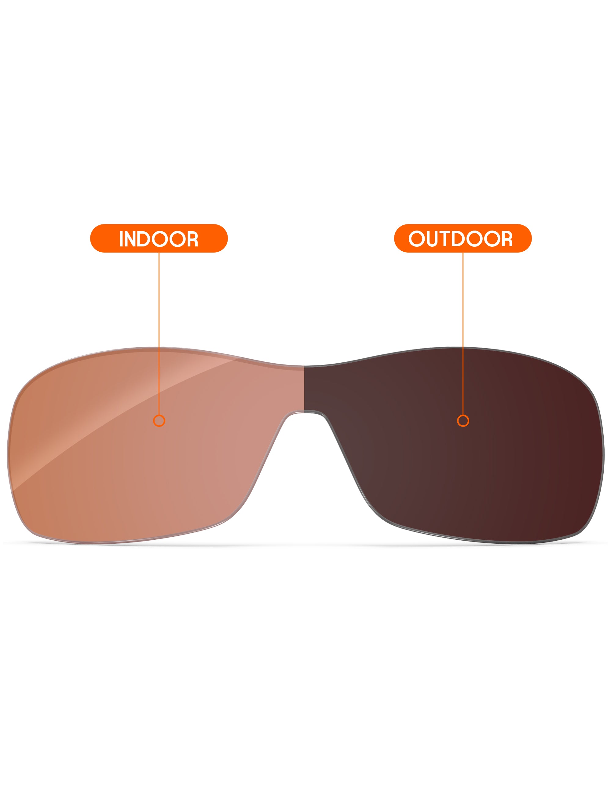 Orange Tint Photochromic-Non-Polarized