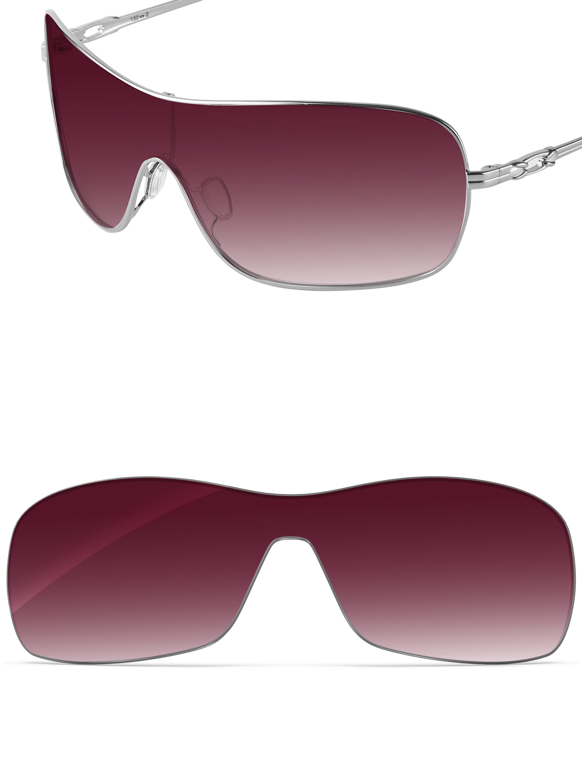 Wine Red Gradient-Non-Polarized