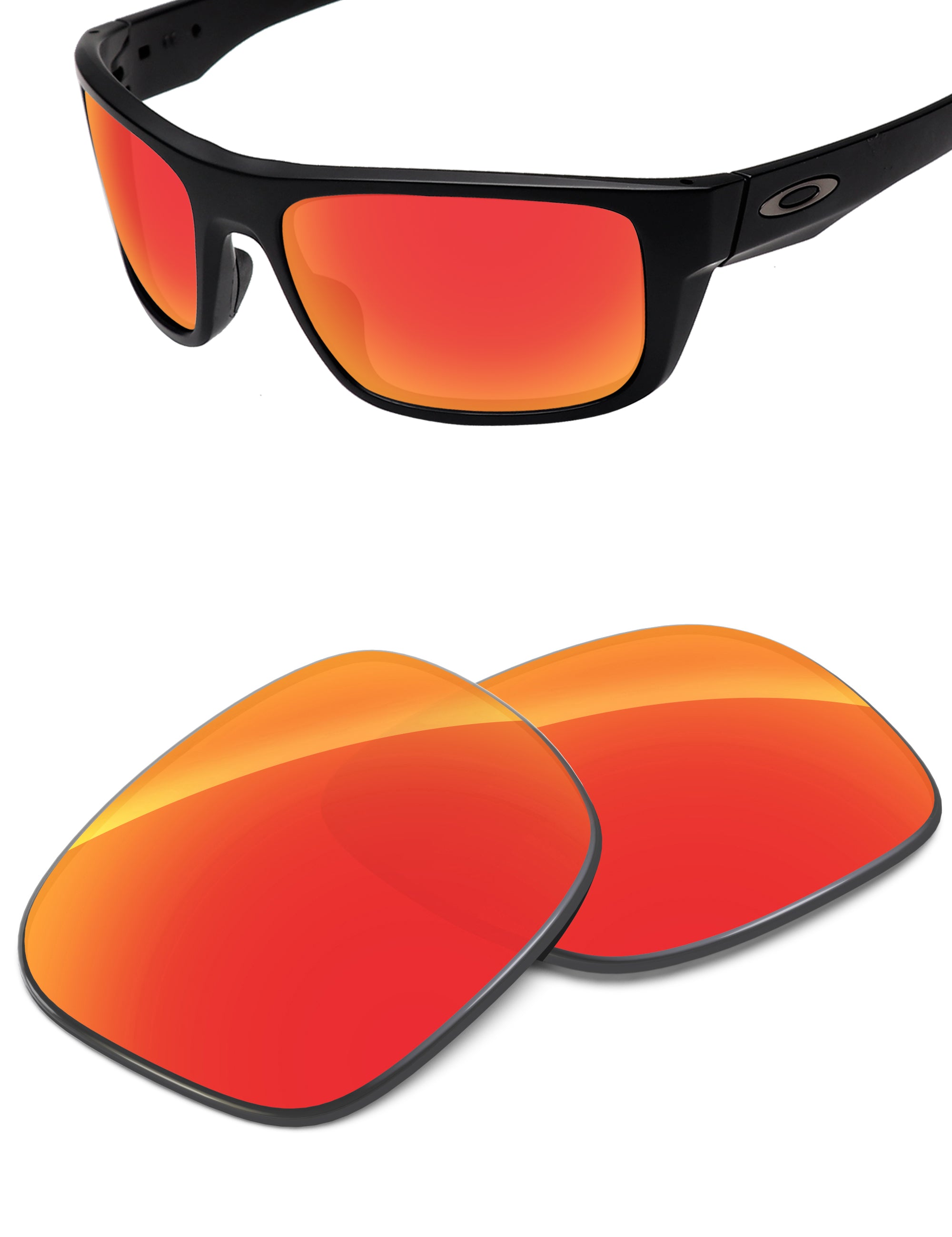 Fire Red FlashMirror™-Non-Polarized