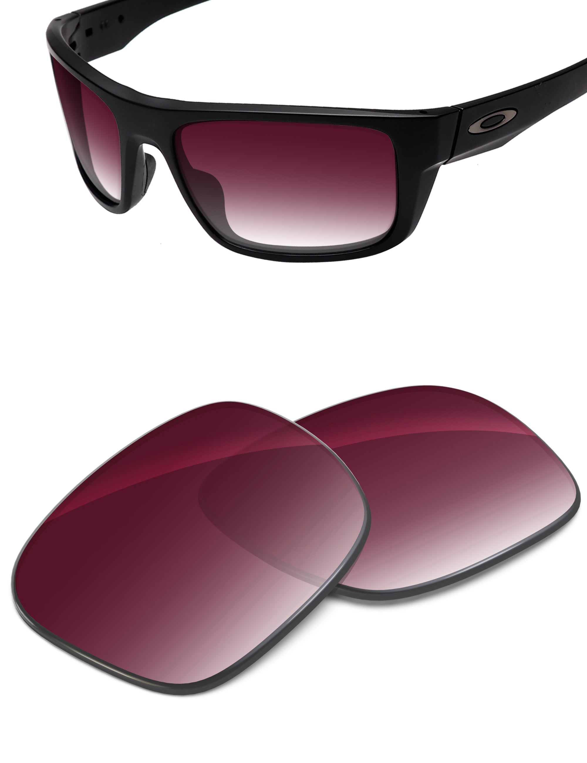 Wine Red Gradient-Non-Polarized