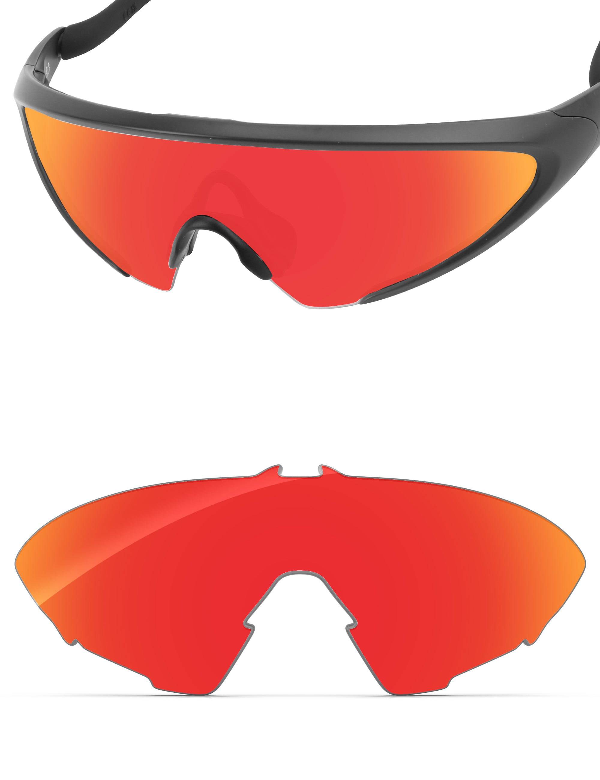 Fire Red FlashMirror™-Non-Polarized