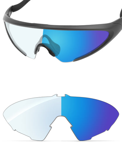 Sky Blue FlashMirror™ Photochromic-Non-Polarized