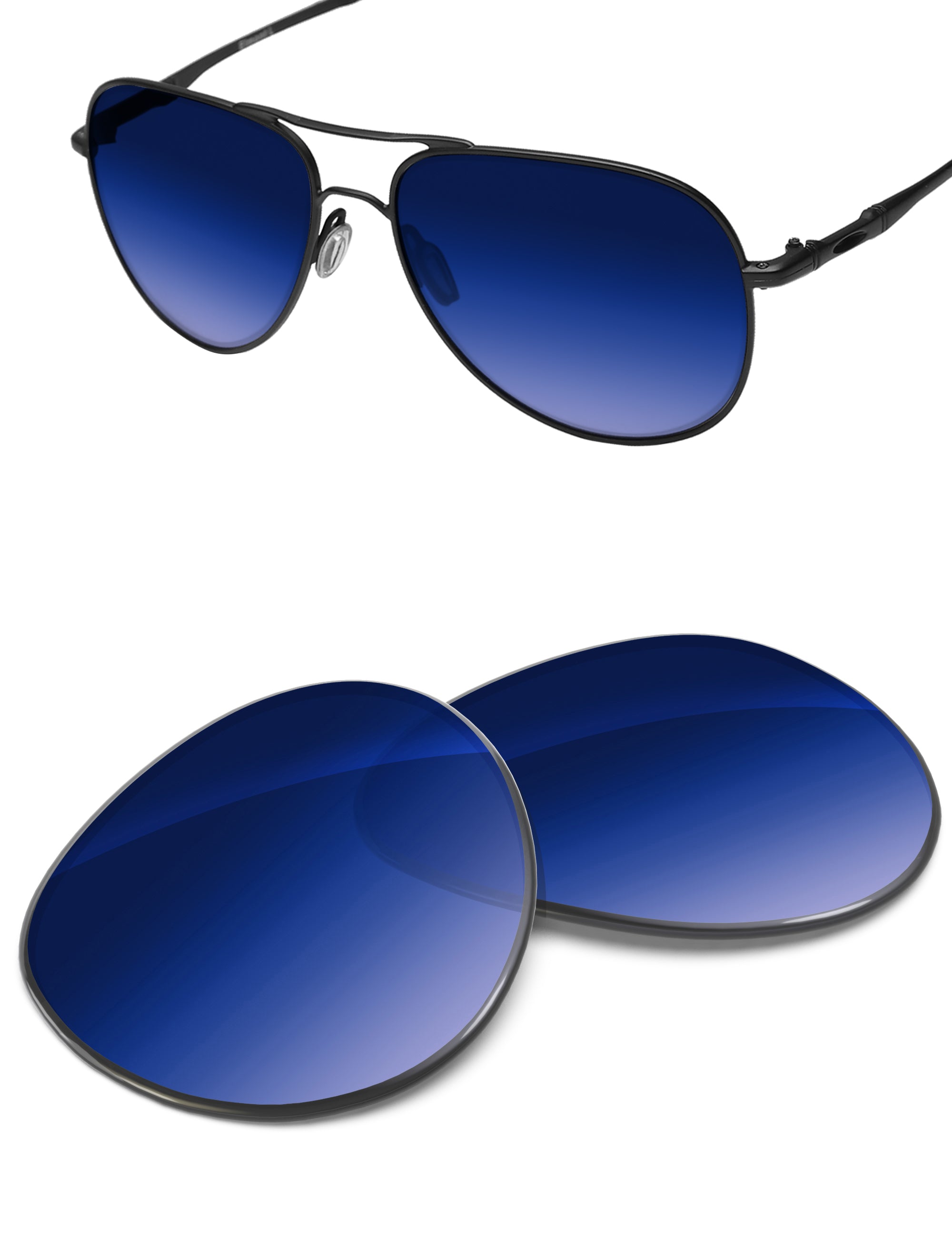 Aqua Blue Gradient-Non-Polarized