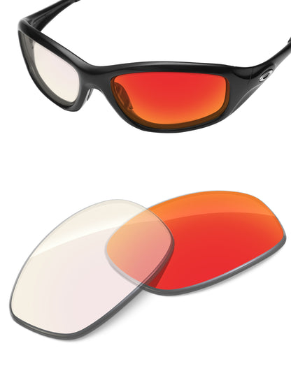 Fire Red FlashMirror™ Photochromic-Non-Polarized
