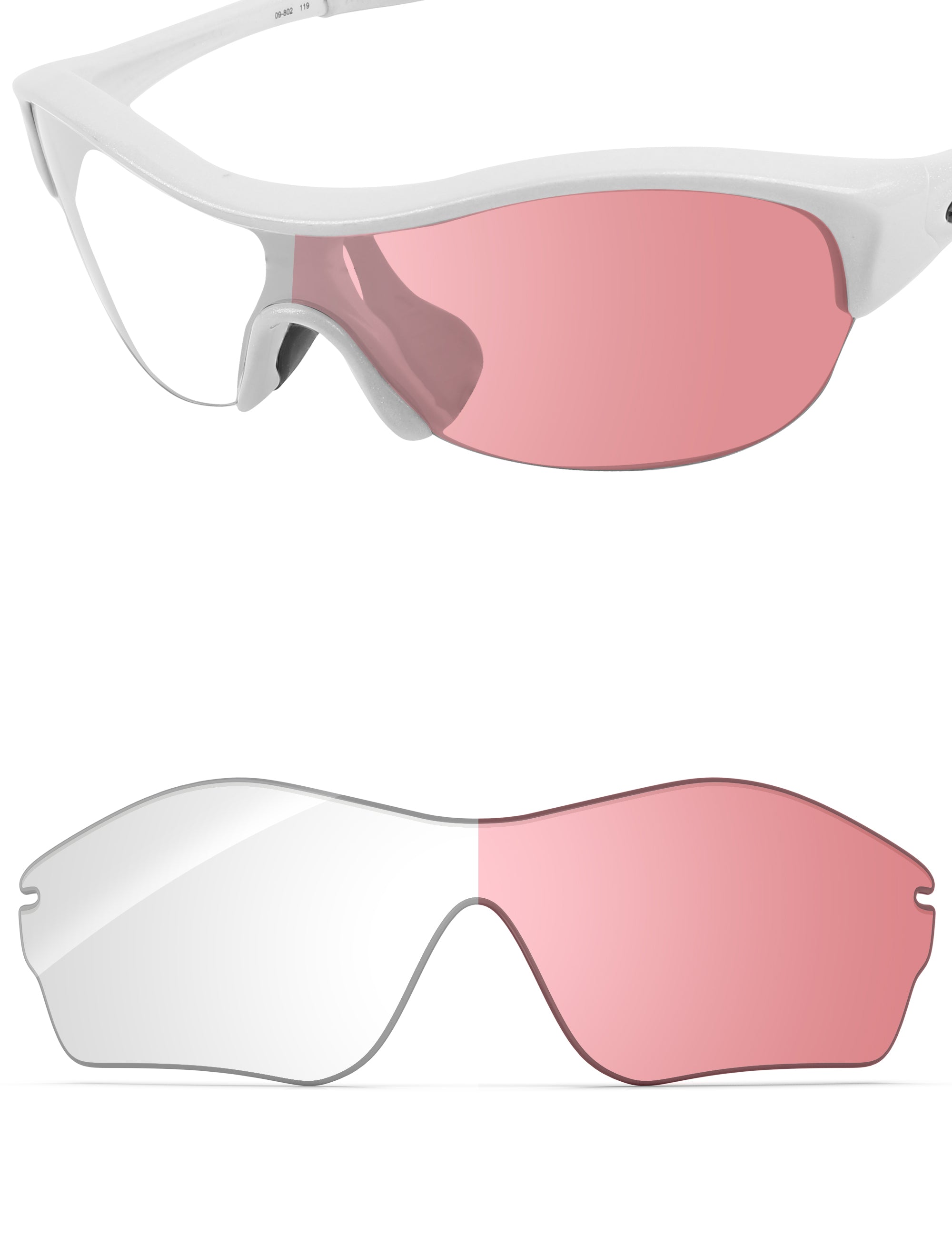 Adapt Pink Photochromic-Non-Polarized