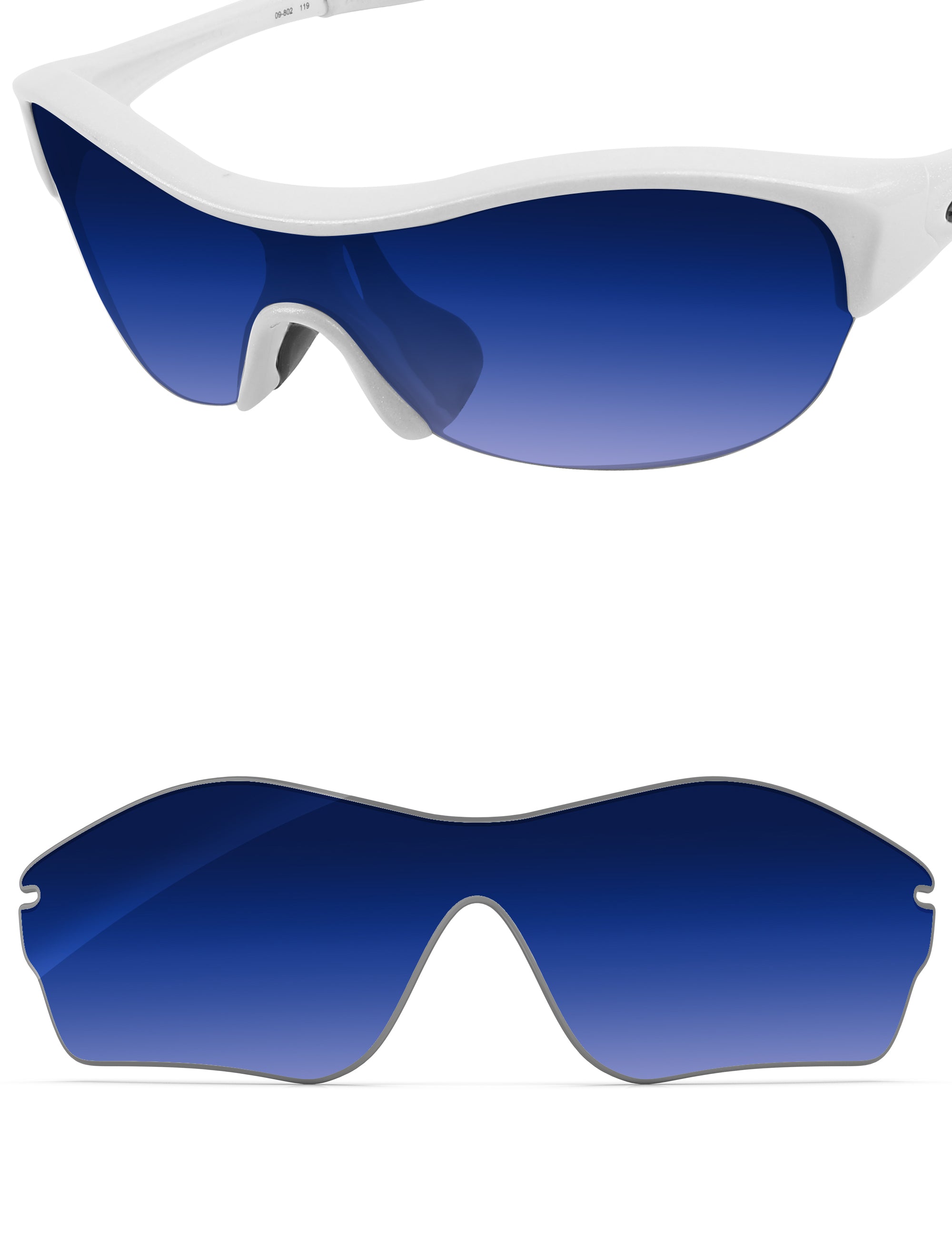 Aqua Blue Gradient-Non-Polarized