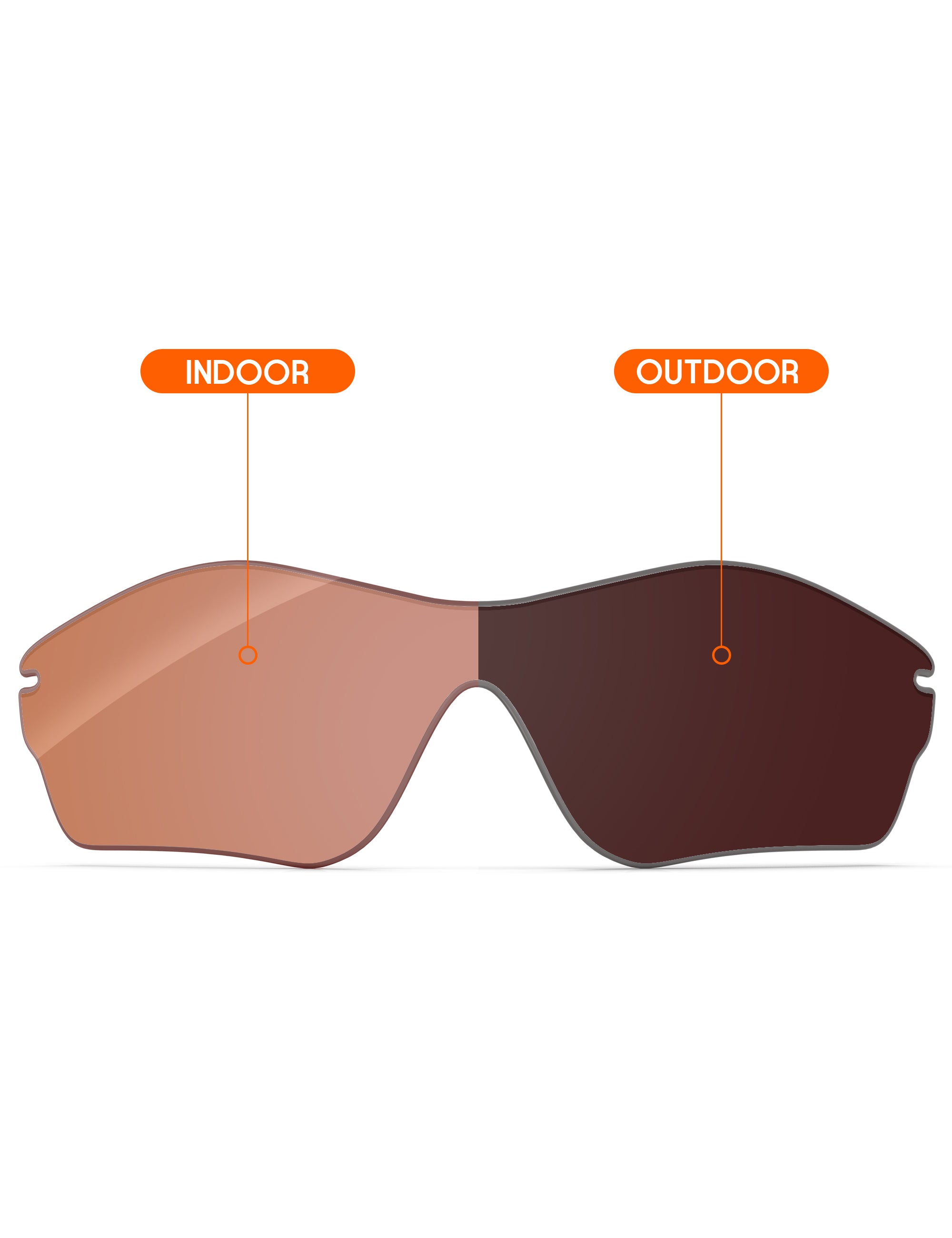 Orange Tint Photochromic-Non-Polarized
