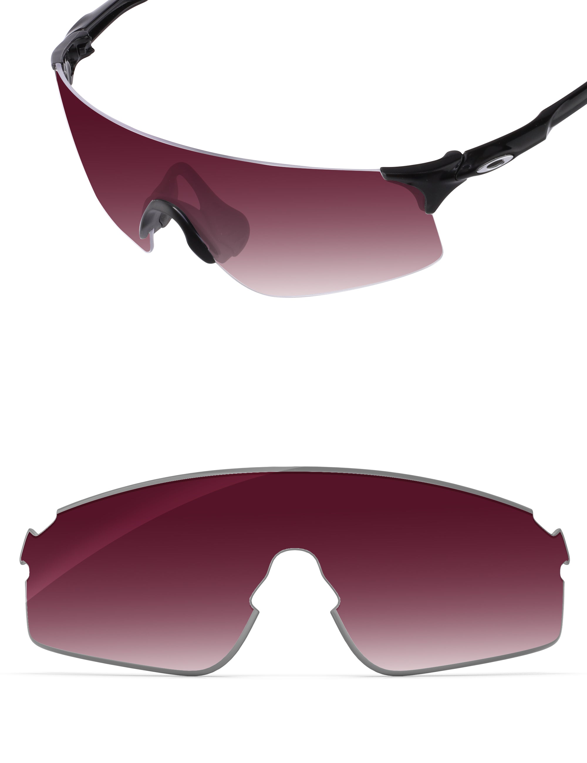 Wine Red Gradient-Non-Polarized