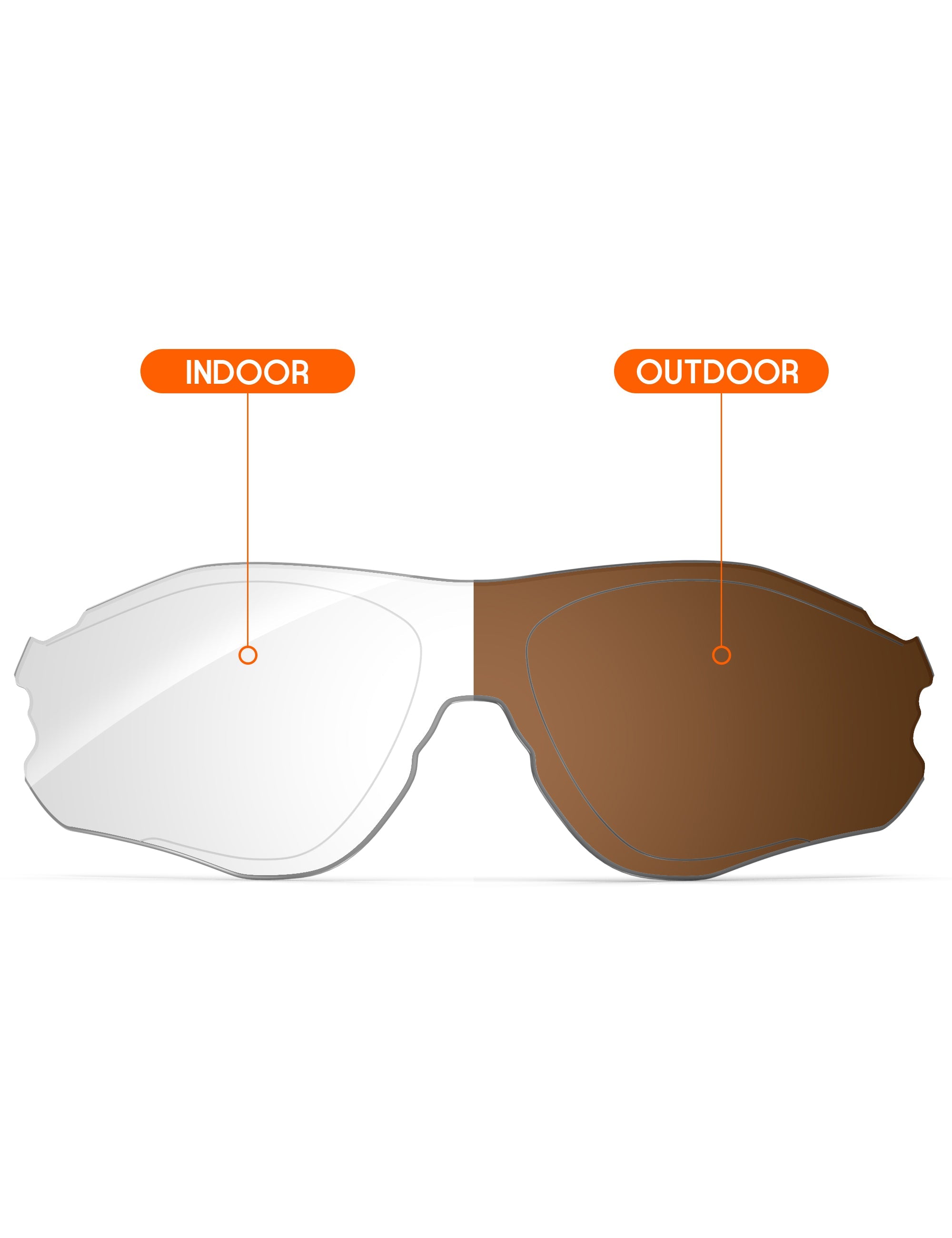 Adapt Brown Photochromic-Non-Polarized