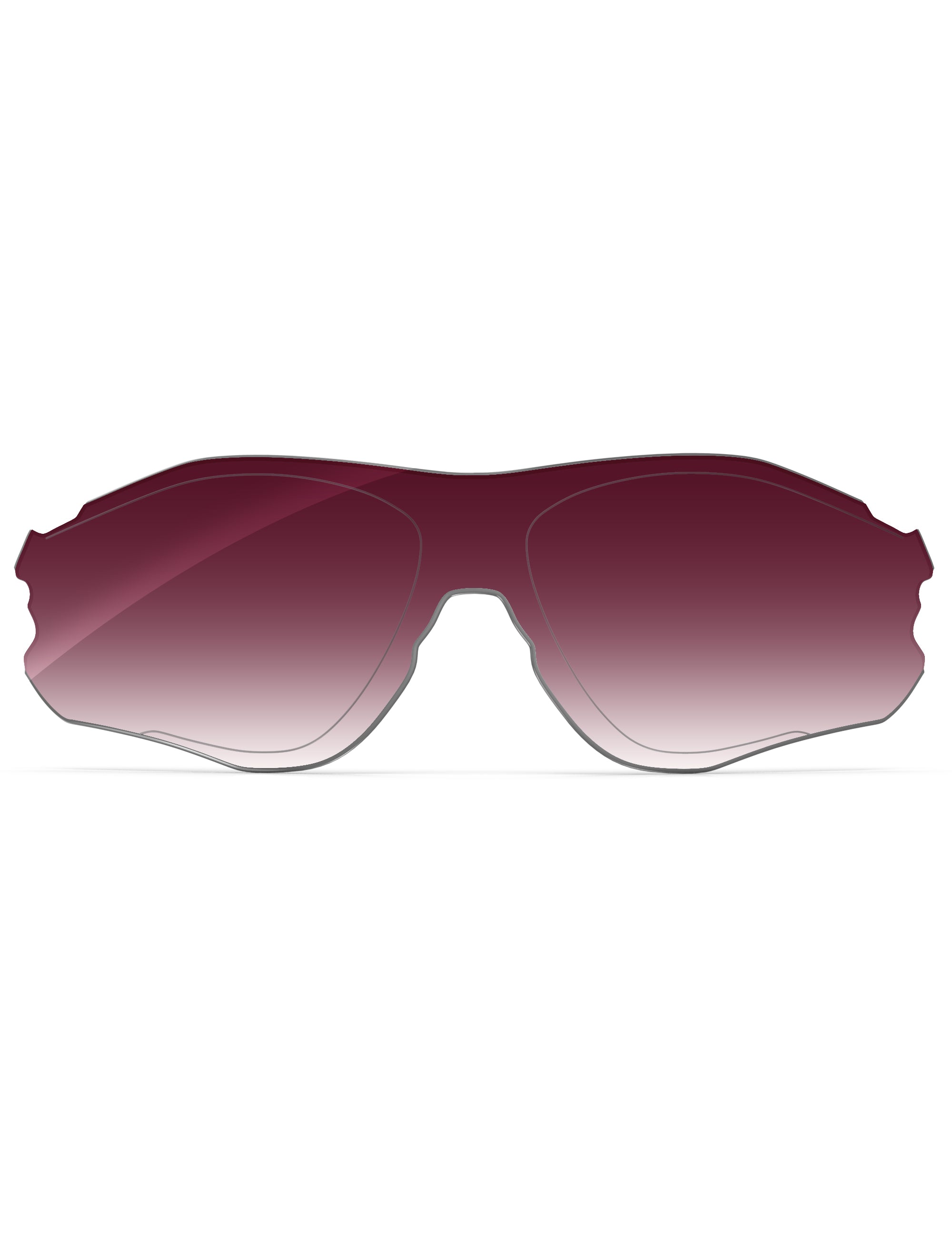 Wine Red Gradient-Non-Polarized