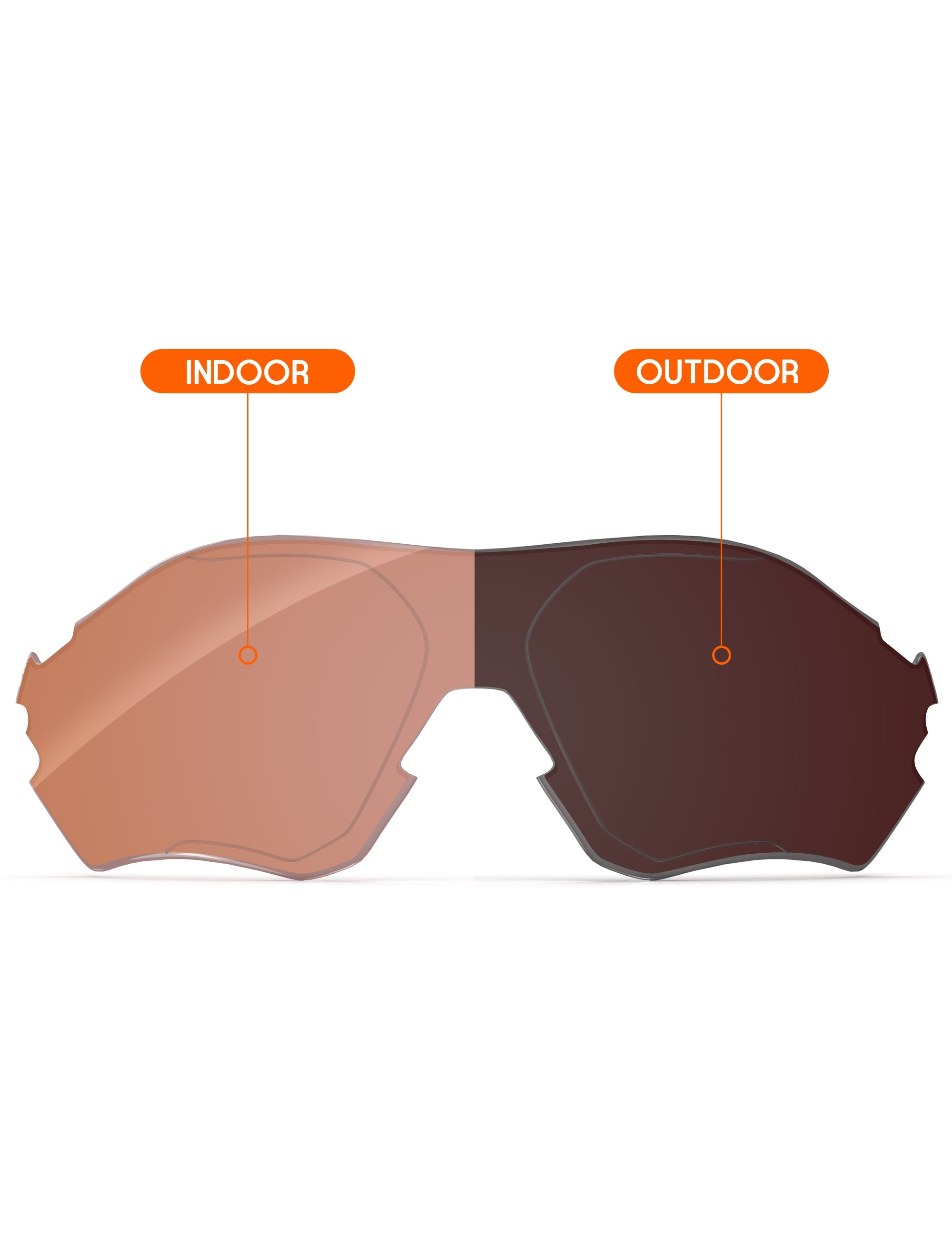 Orange Tint Photochromic-Non-Polarized
