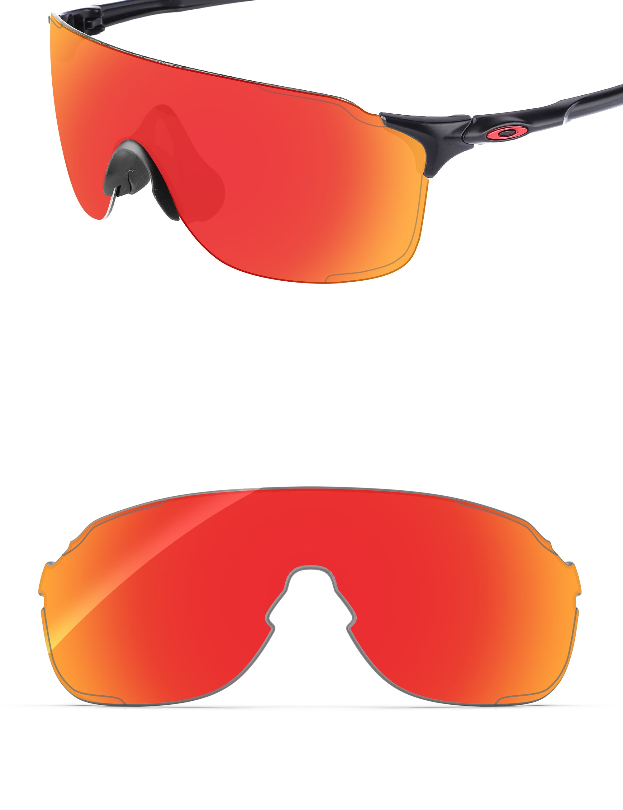 Fire Red FlashMirror™-Non-Polarized