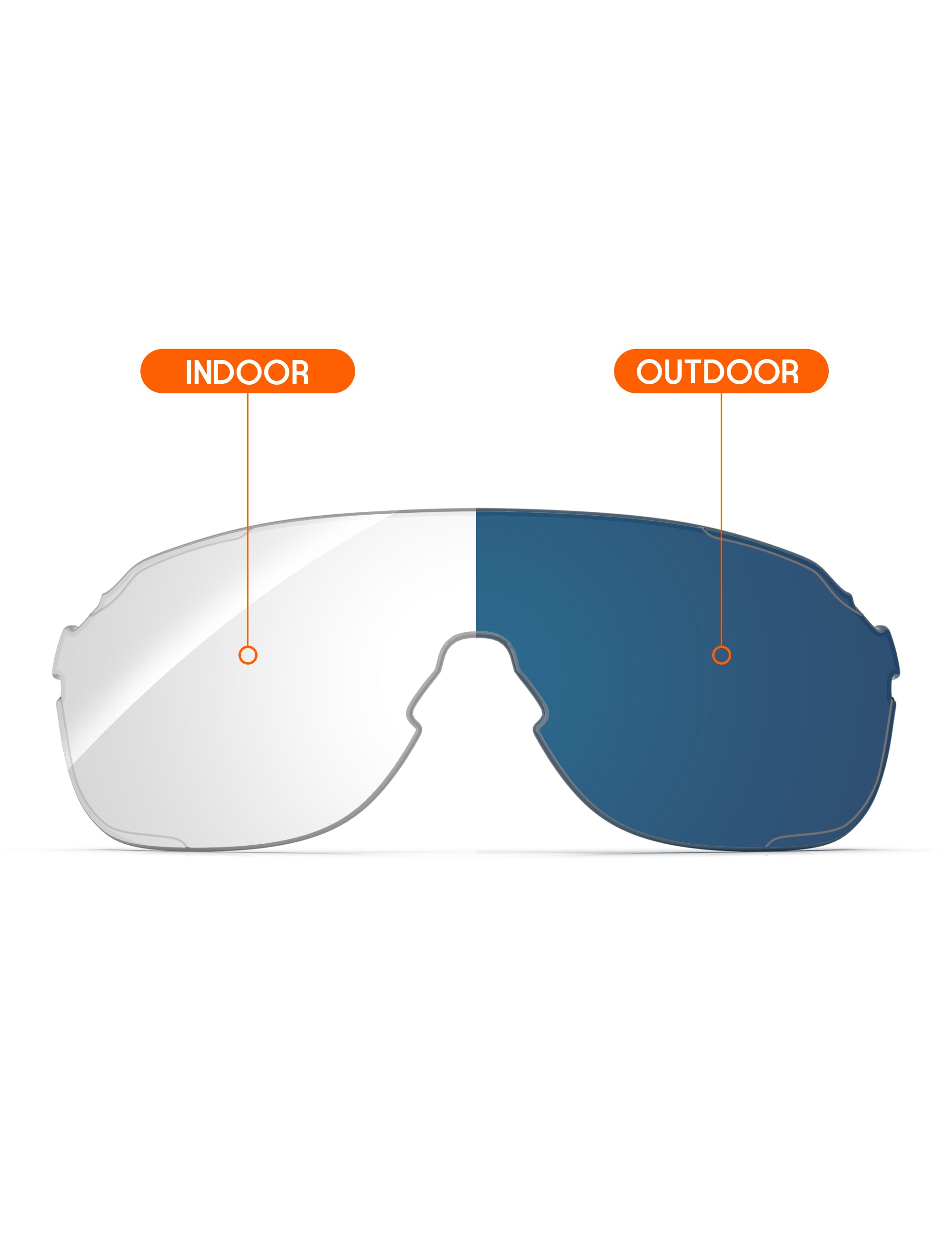 Adapt Blue Photochromic-Non-Polarized