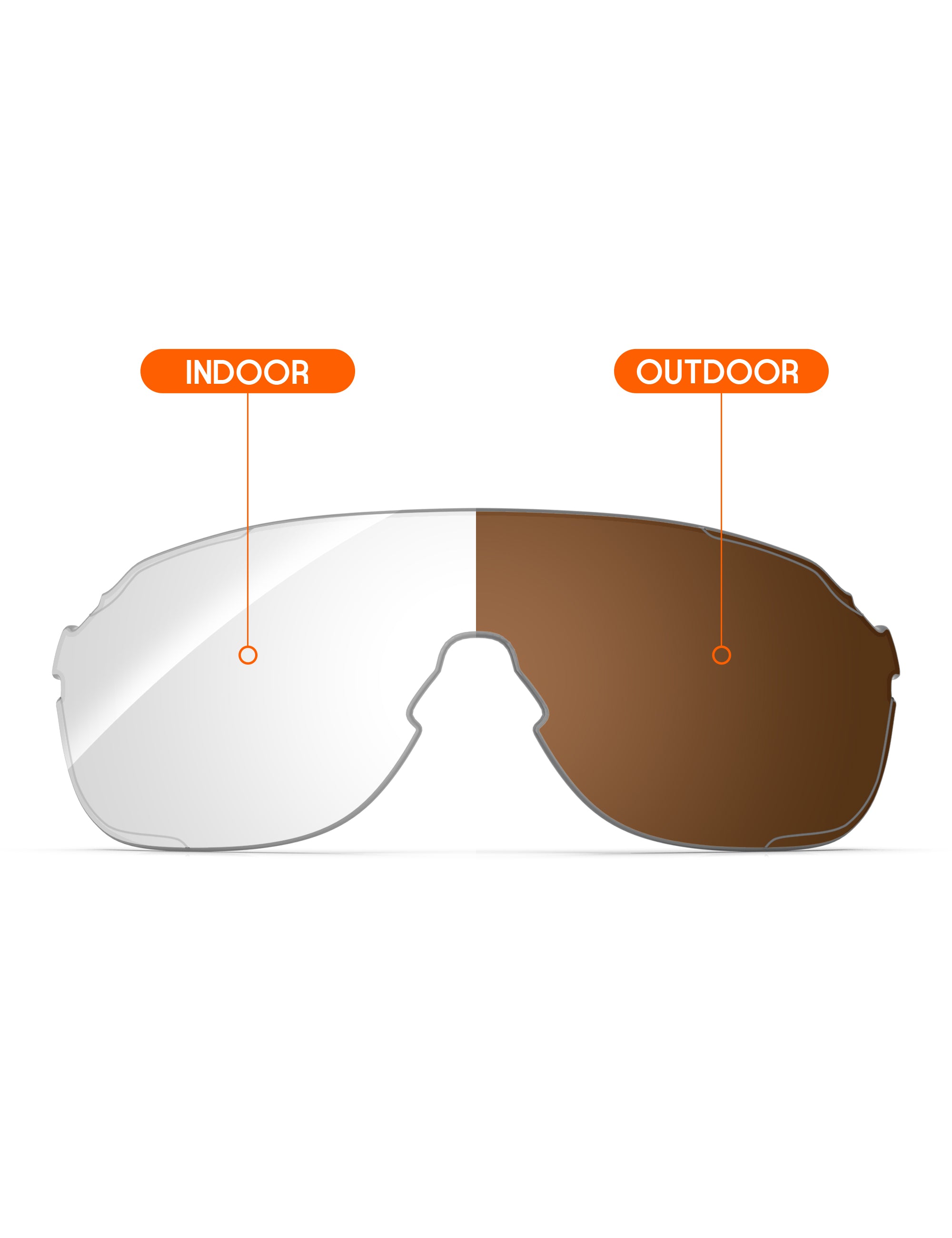 Adapt Brown Photochromic-Non-Polarized