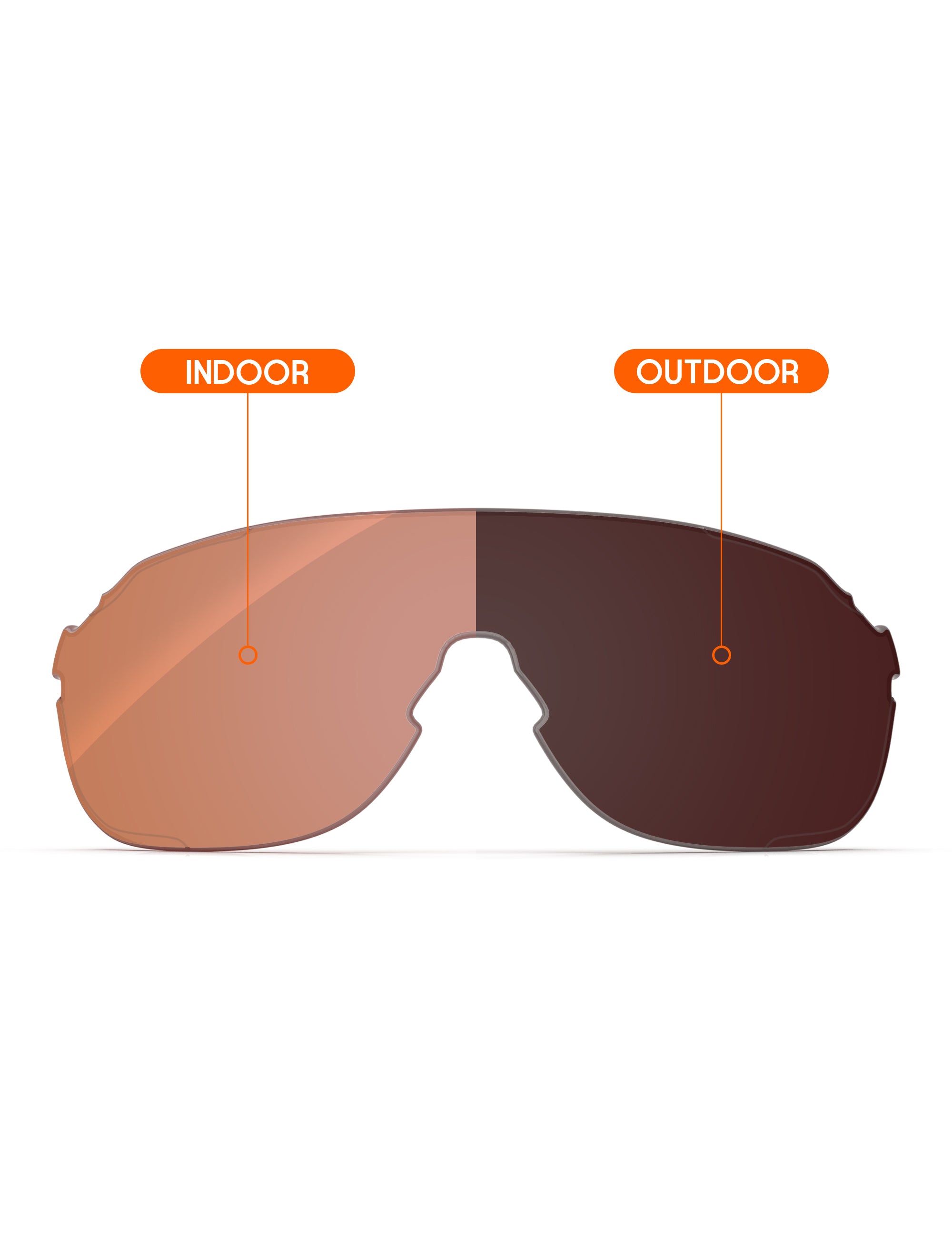 Orange Tint Photochromic-Non-Polarized