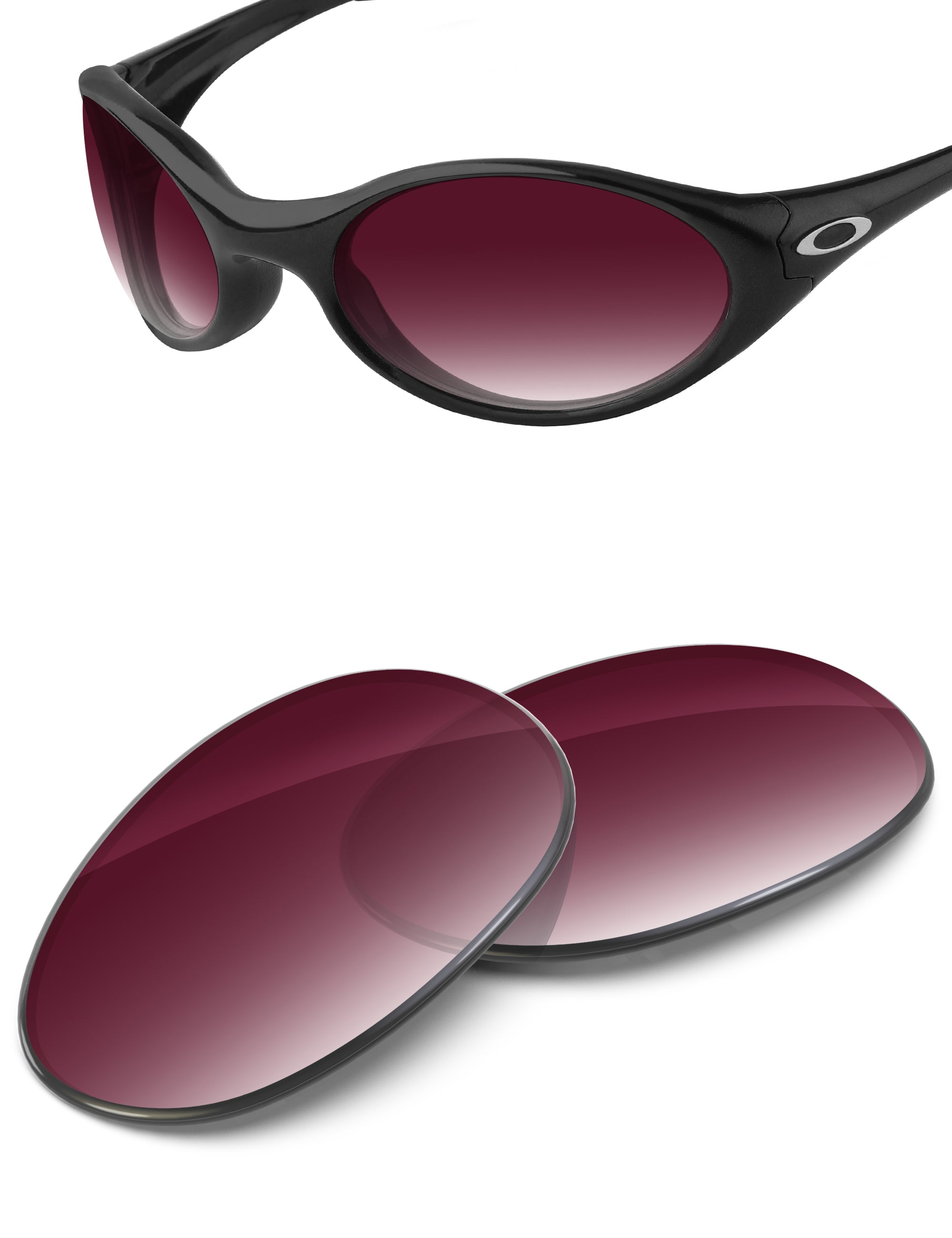 Wine Red Gradient-Non-Polarized