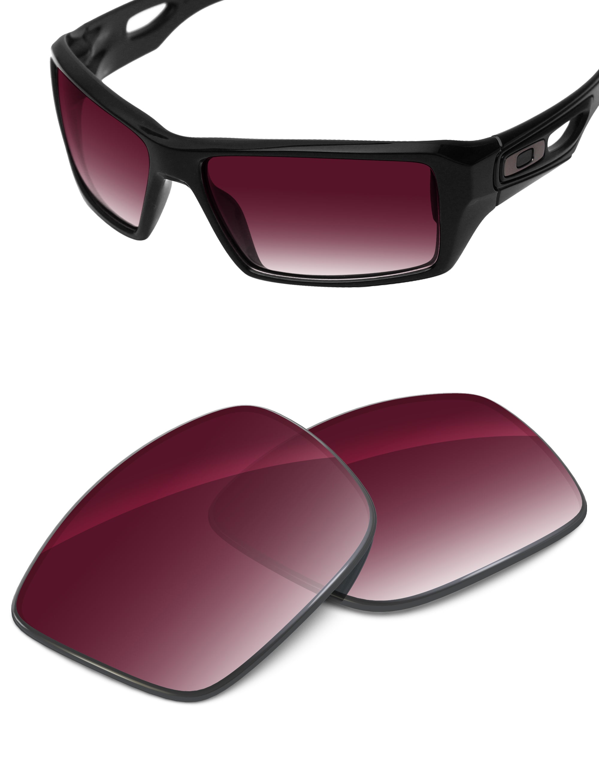 Wine Red Gradient-Non-Polarized