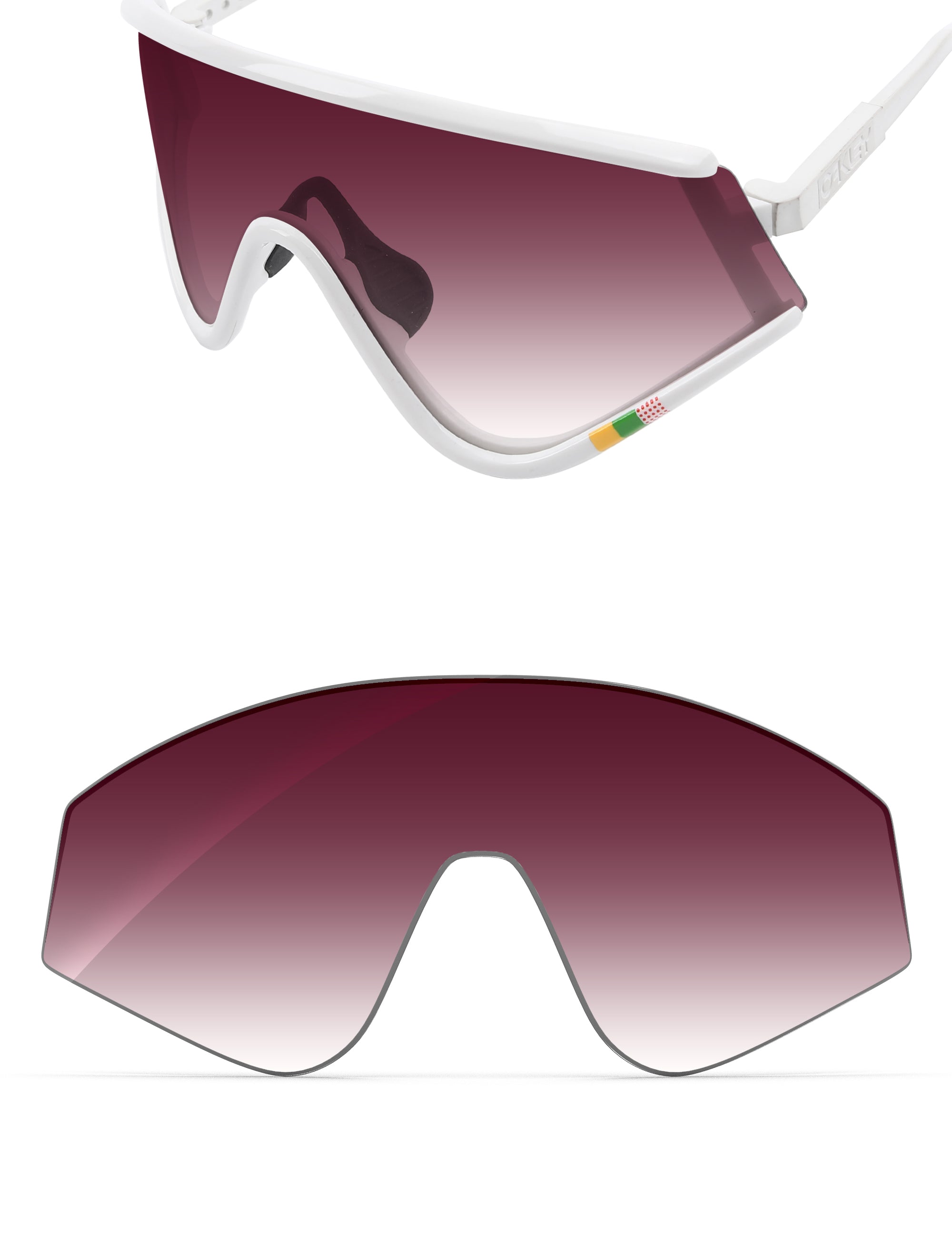 Wine Red Gradient-Non-Polarized
