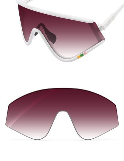 Wine Red Gradient-Non-Polarized