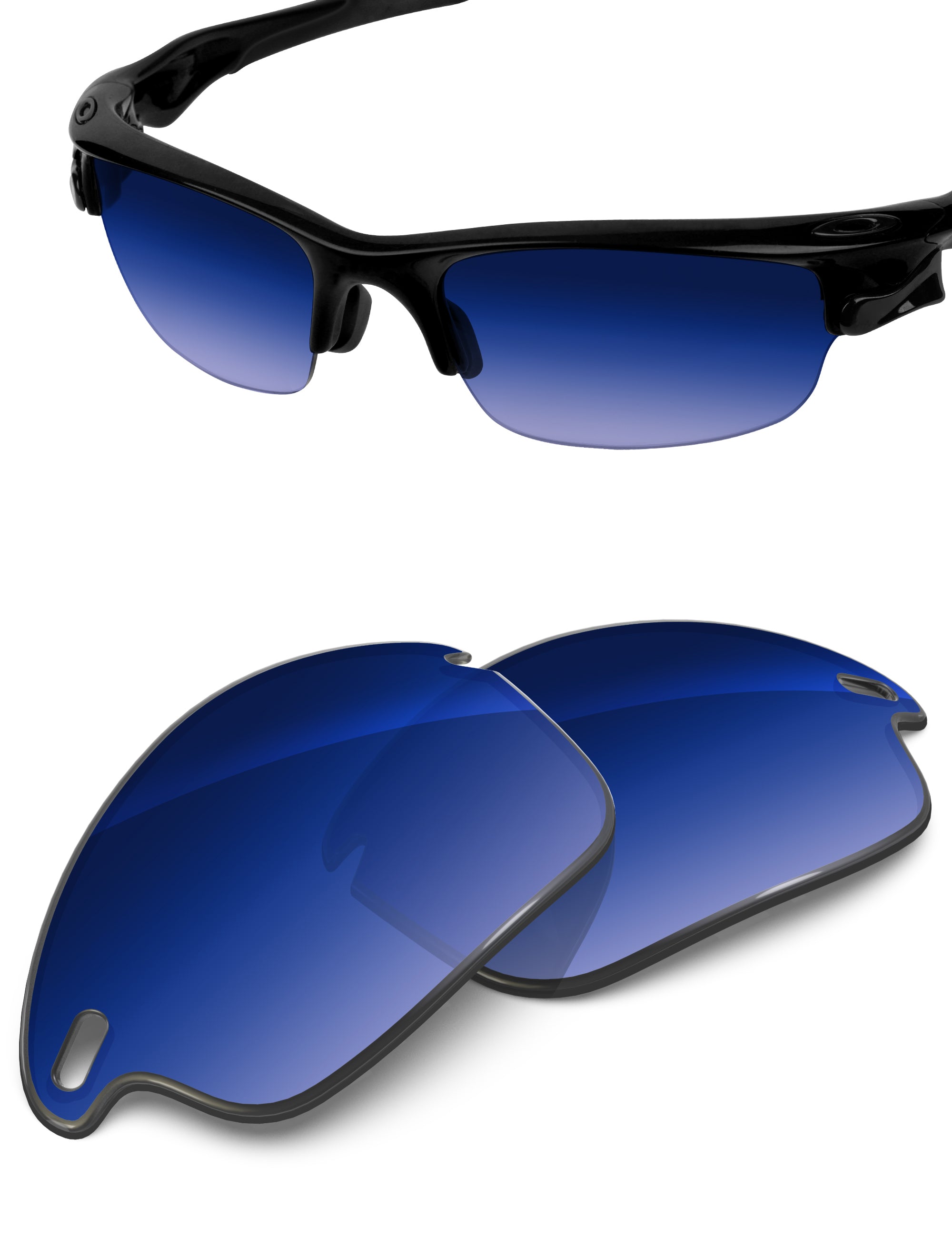 Aqua Blue Gradient-Non-Polarized