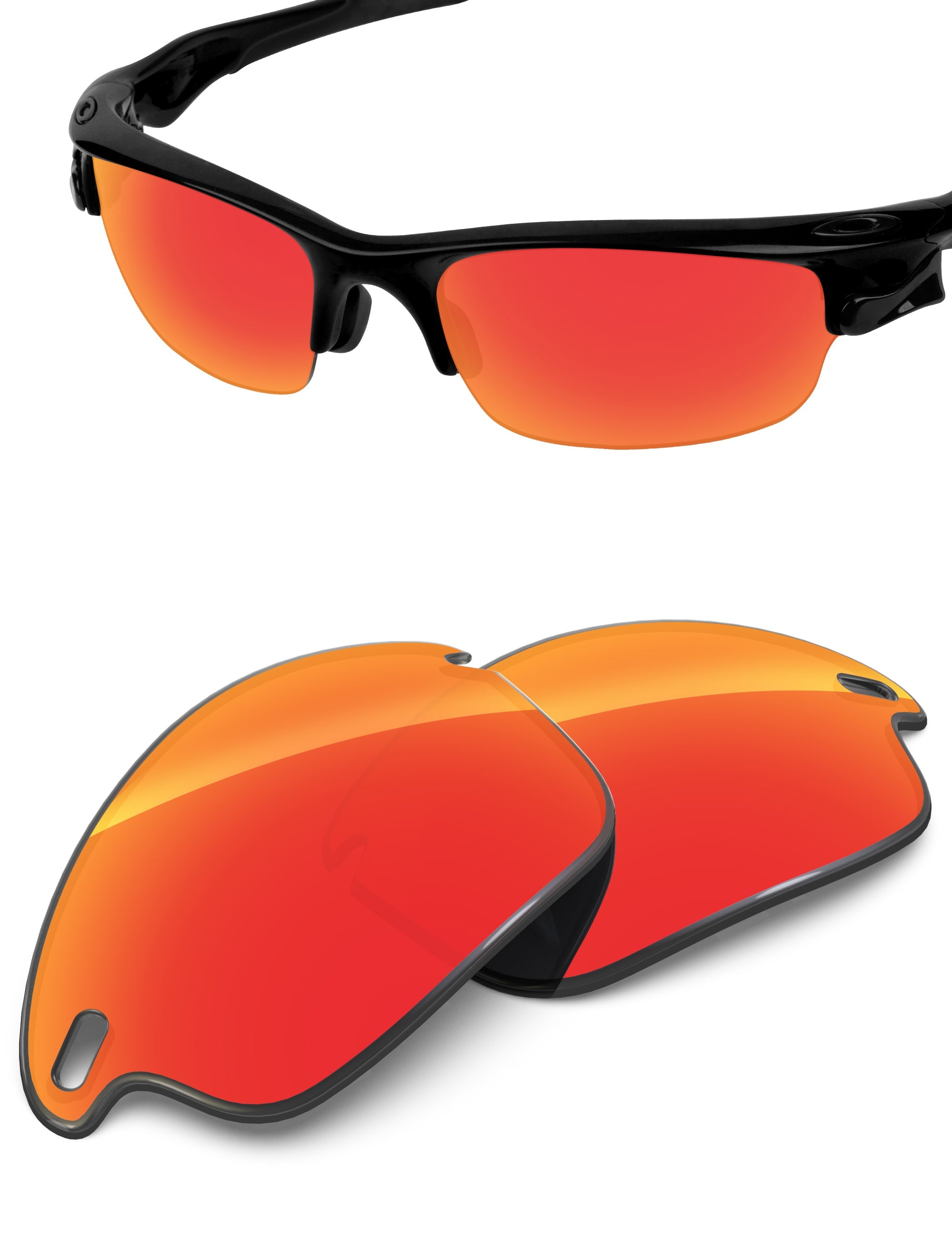 Fire Red FlashMirror™-Non-Polarized