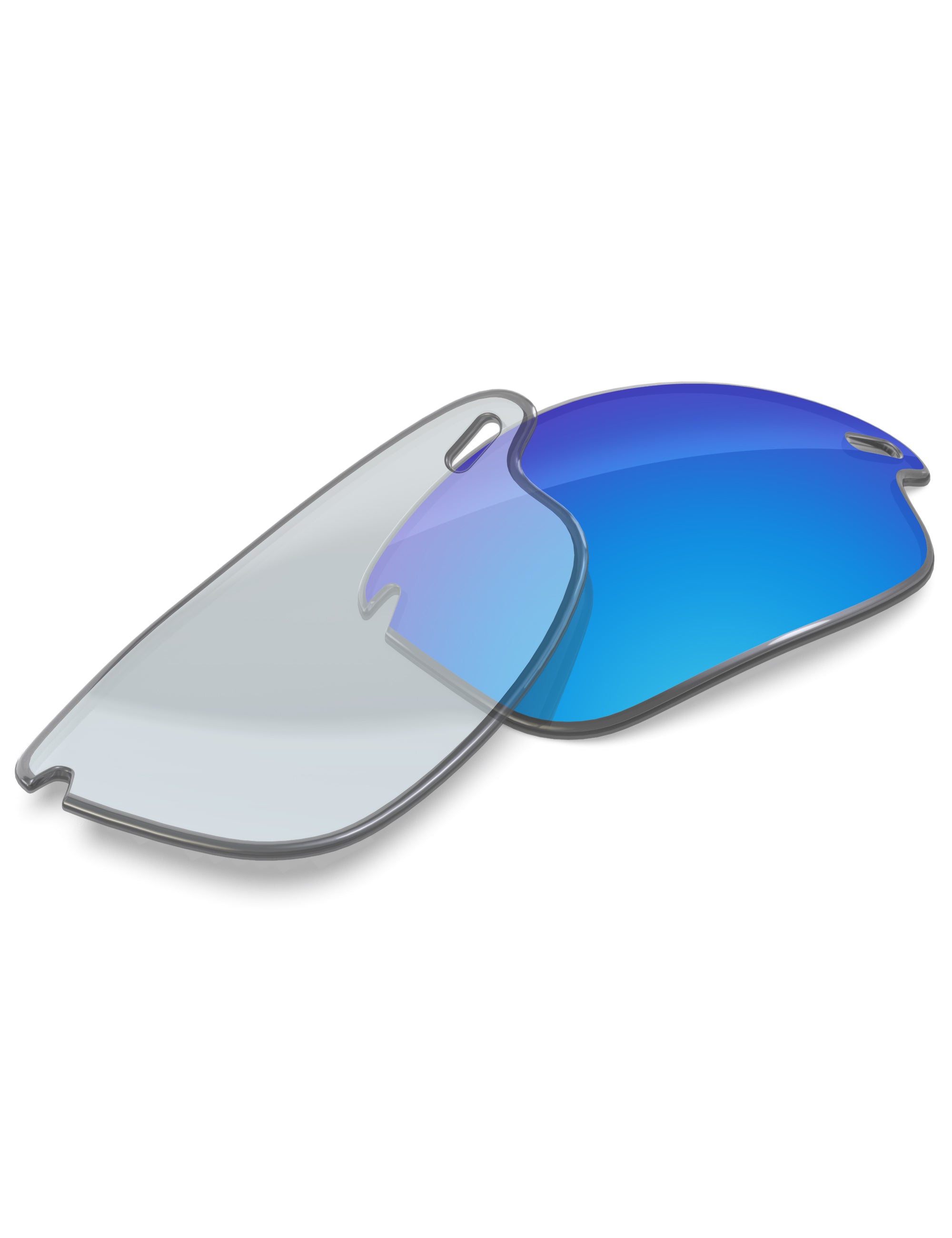 Sky Blue FlashMirror™ Photochromic-Non-Polarized
