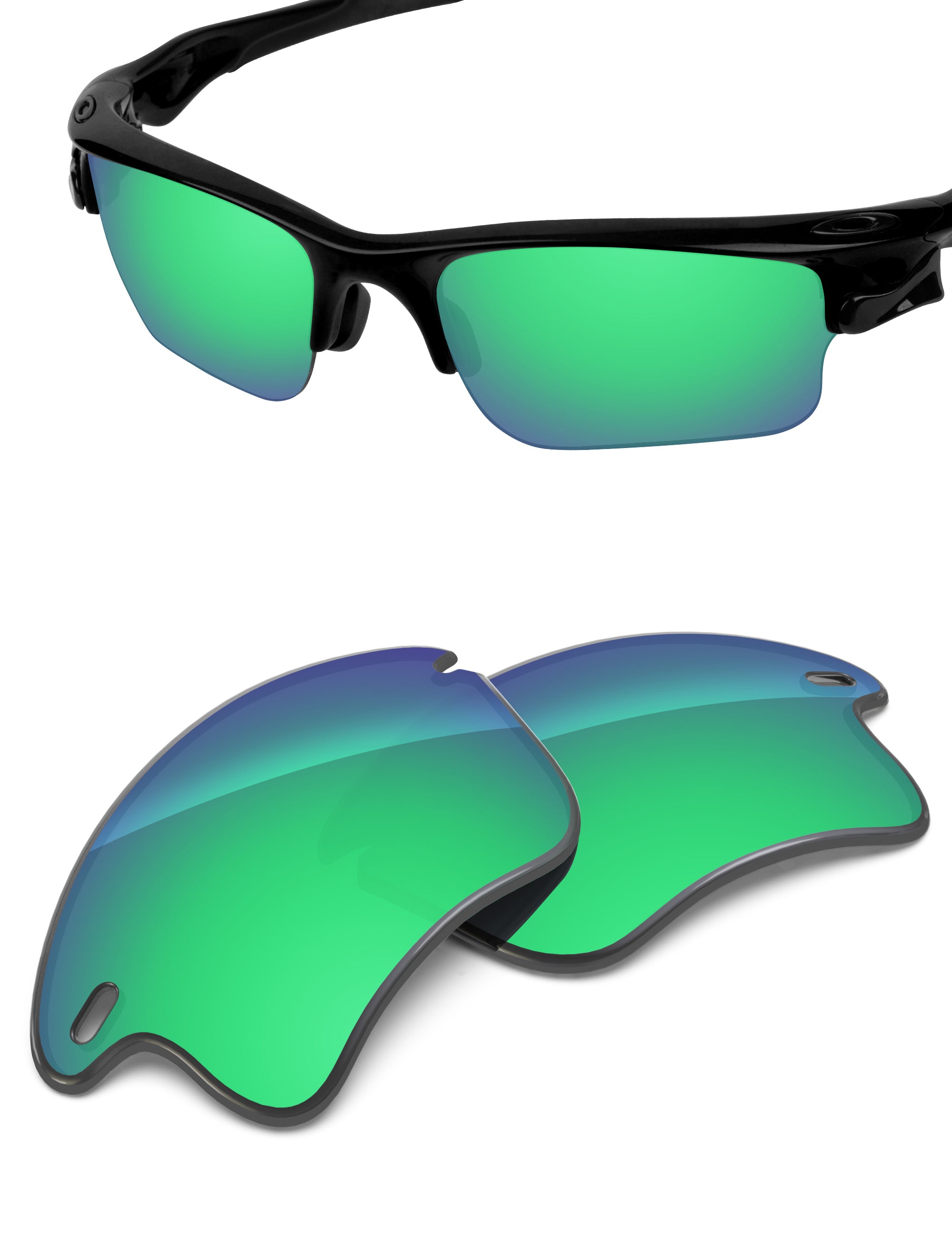 Emerald Green FlashMirror™-Non-Polarized