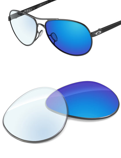 Sky Blue FlashMirror™ Photochromic-Non-Polarized