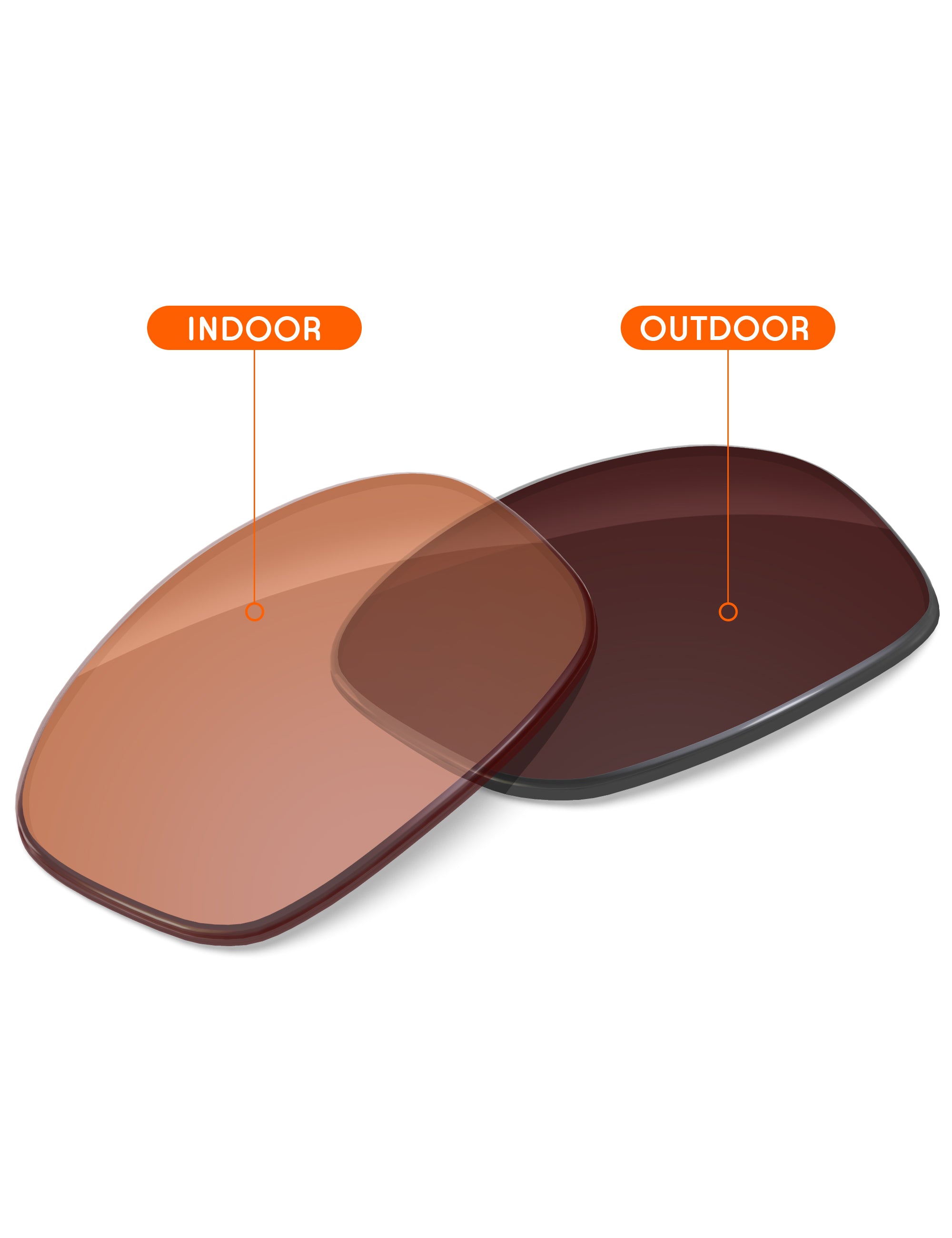 Orange Tint Photochromic-Non-Polarized