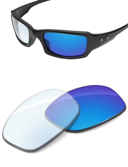 Sky Blue FlashMirror™ Photochromic-Non-Polarized