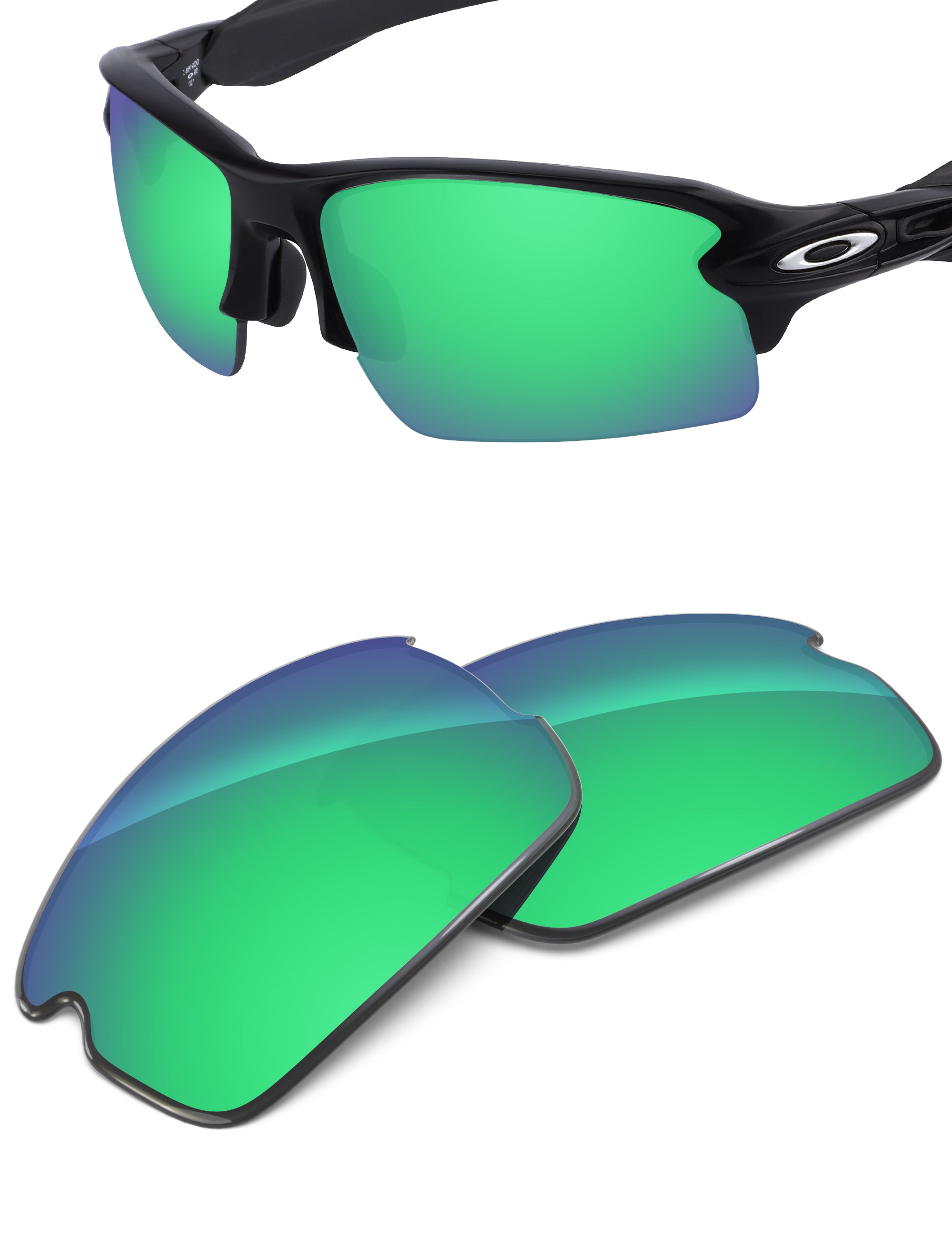 Emerald Green FlashMirror™-Non-Polarized