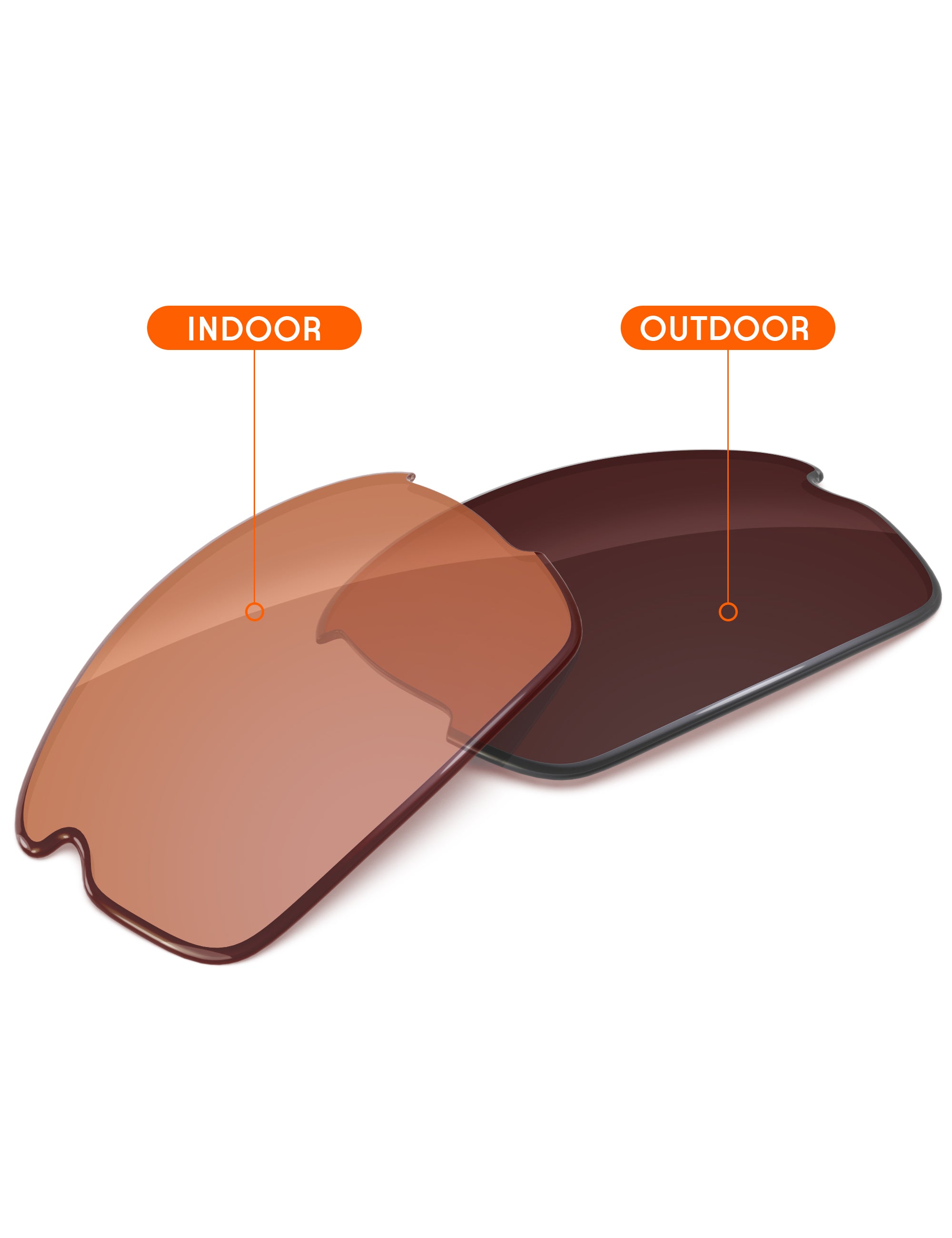 Orange Tint Photochromic-Non-Polarized