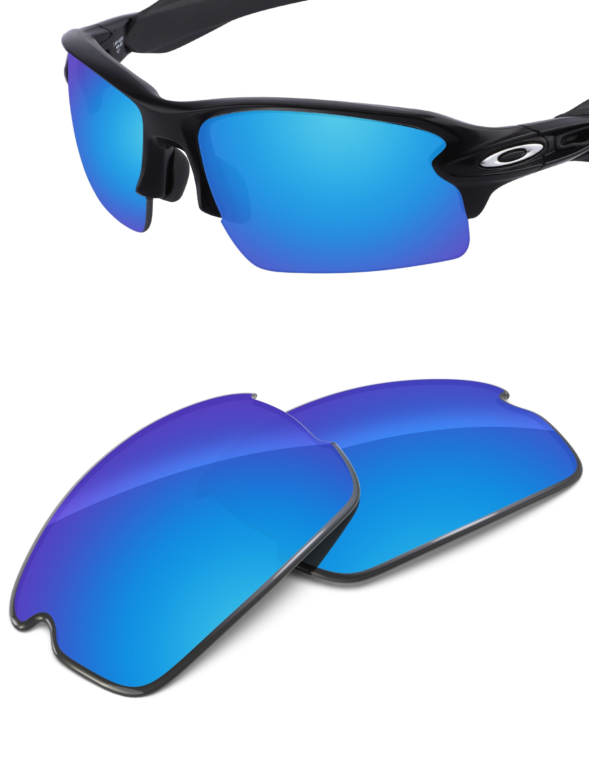 Sky Blue FlashMirror™-Non-Polarized