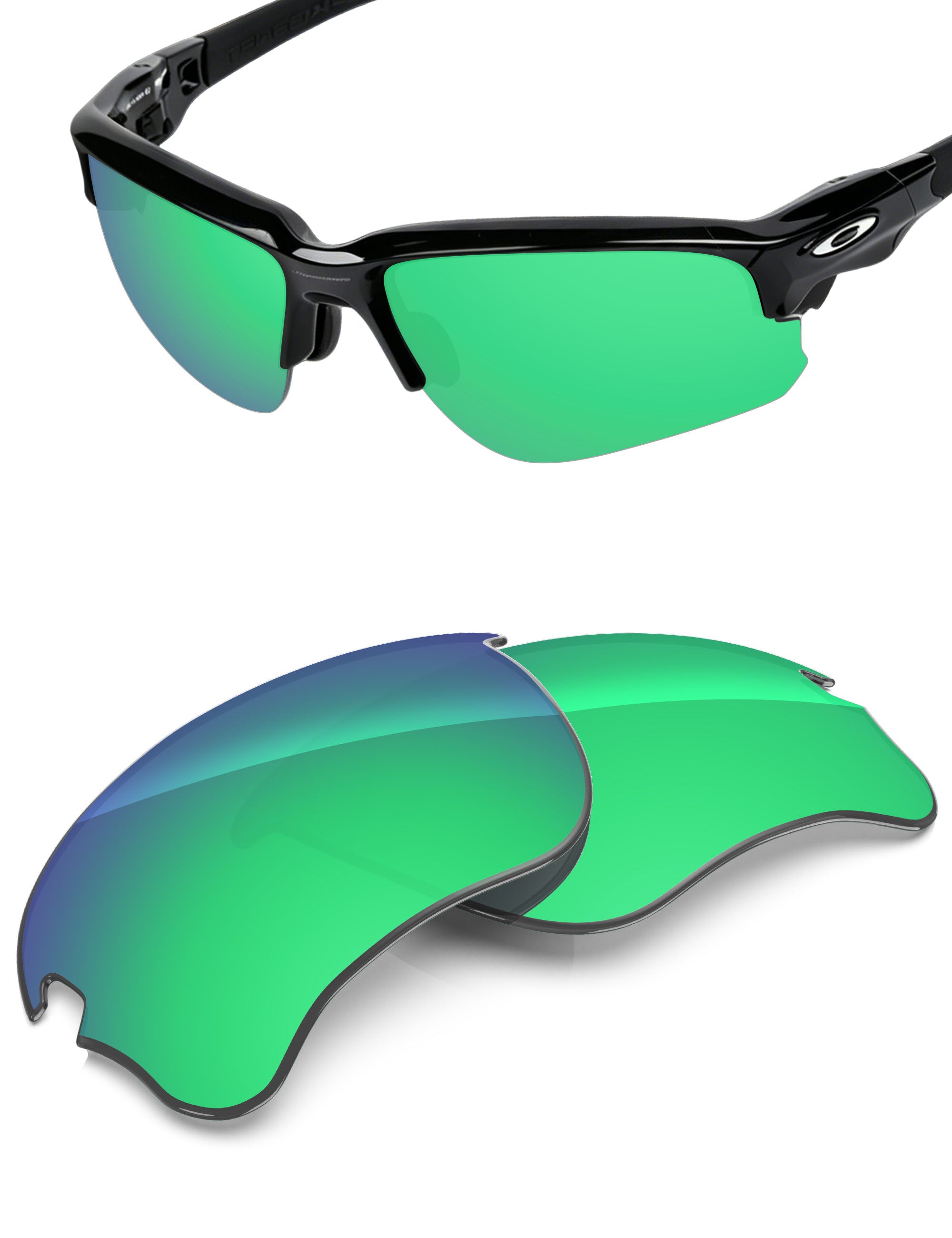 Emerald Green FlashMirror™-Non-Polarized