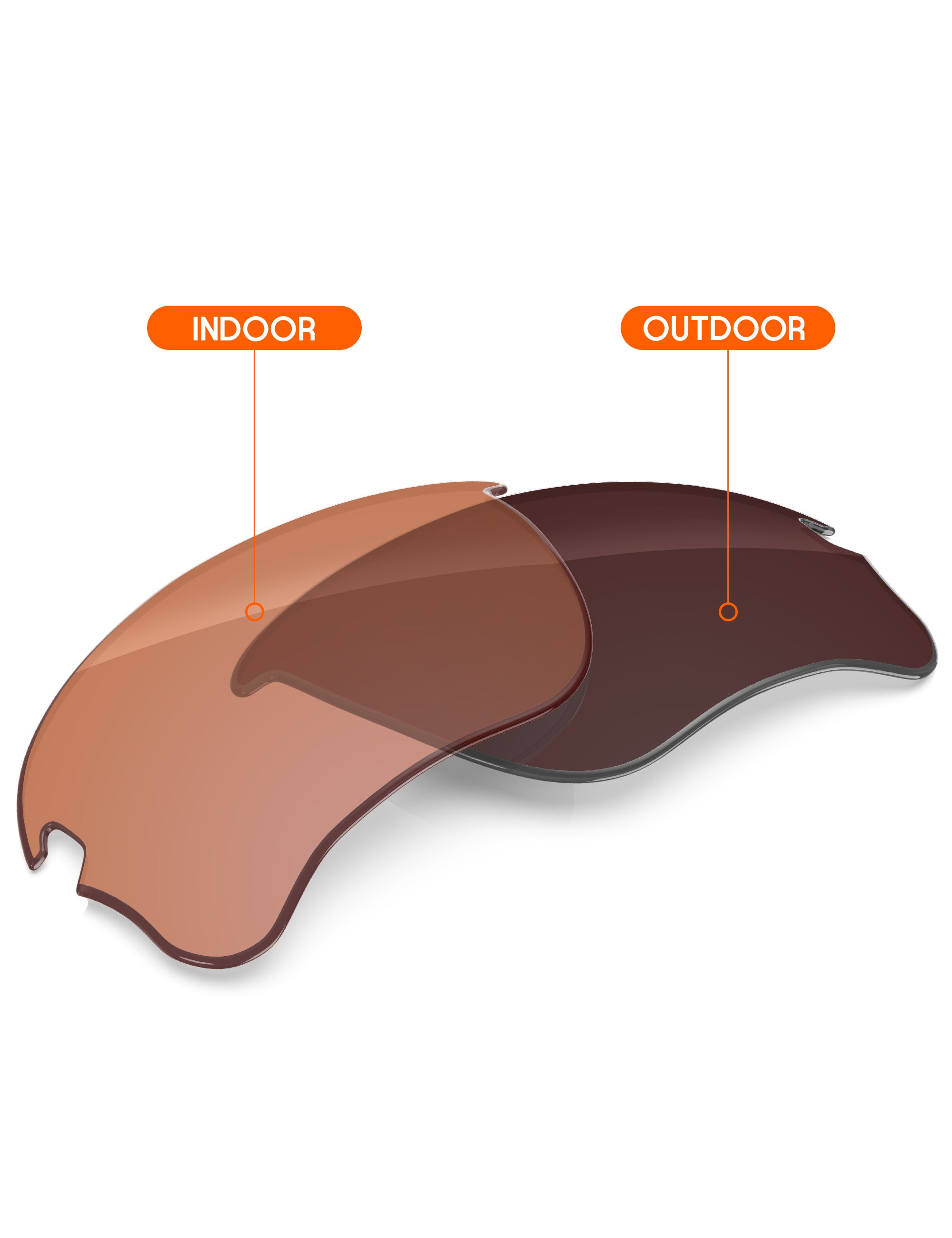 Orange Tint Photochromic-Non-Polarized