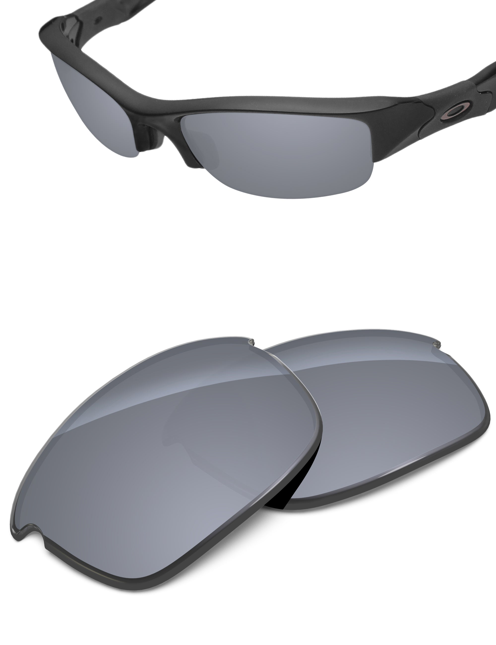 Silver Metallic FlashMirror™-Non-Polarized