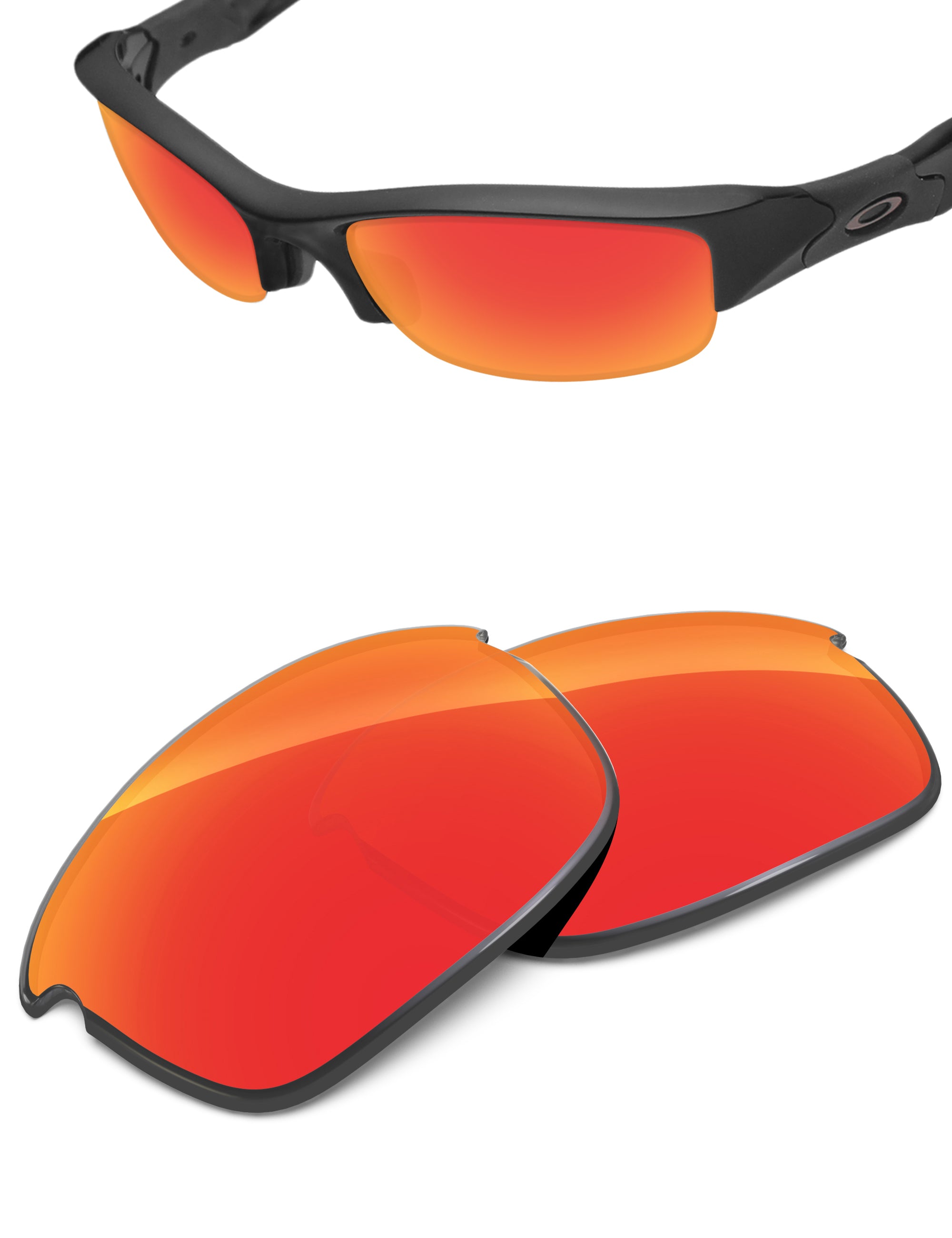 Fire Red FlashMirror™-Non-Polarized