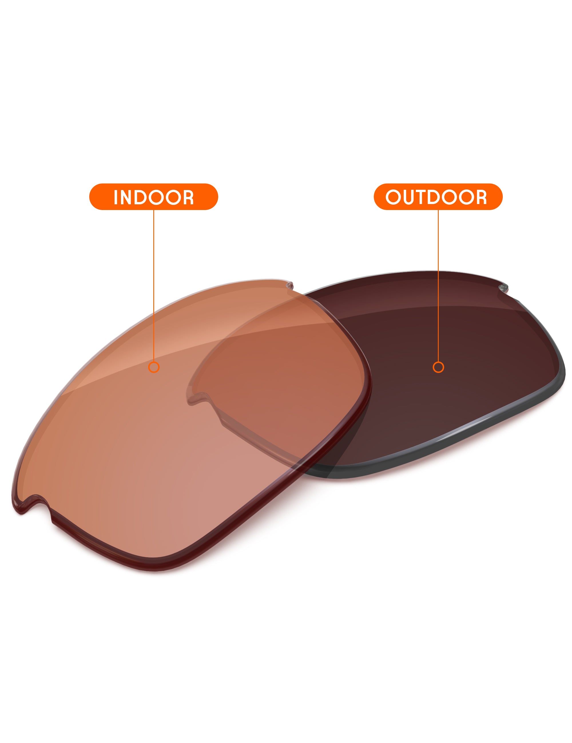 Orange Tint Photochromic-Non-Polarized