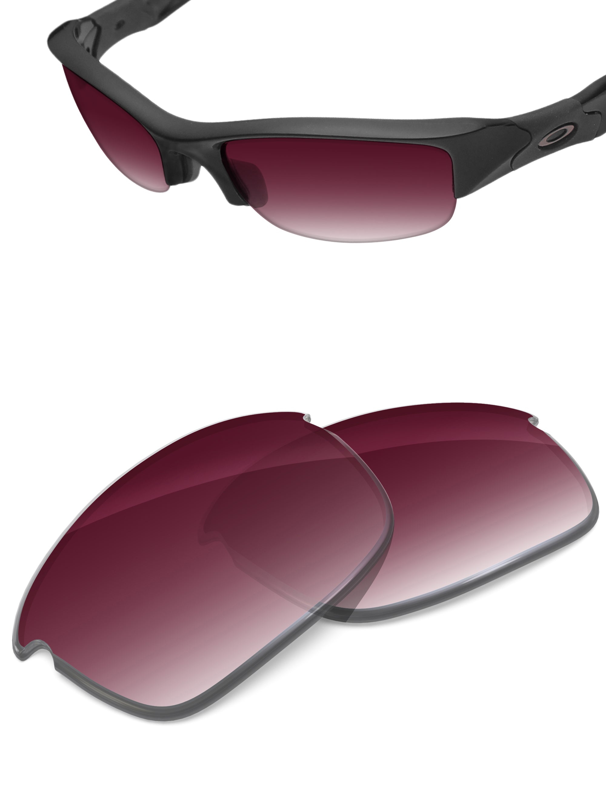 Wine Red Gradient-Non-Polarized