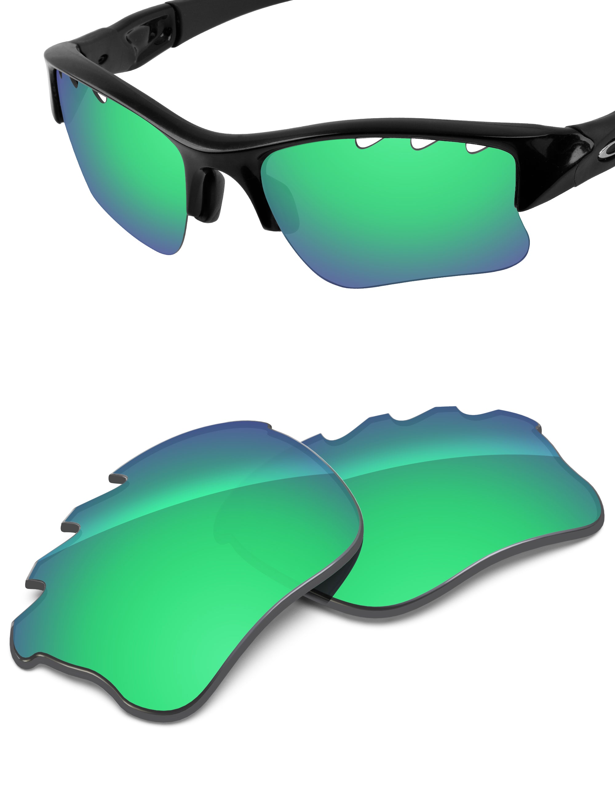 Emerald Green FlashMirror™-Non-Polarized