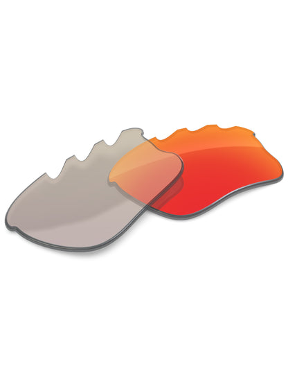 Fire Red FlashMirror™ Photochromic-Non-Polarized