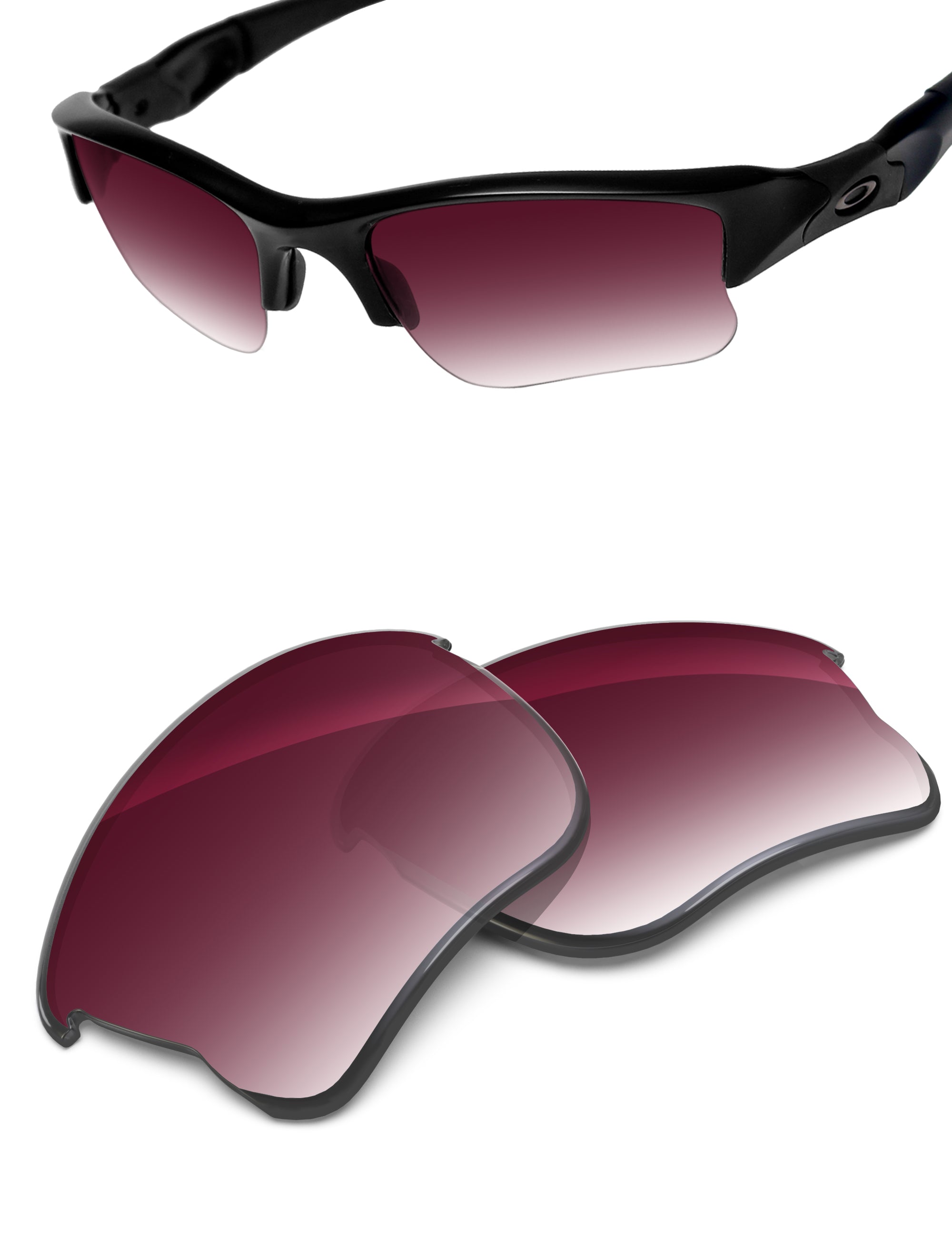 Wine Red Gradient-Non-Polarized