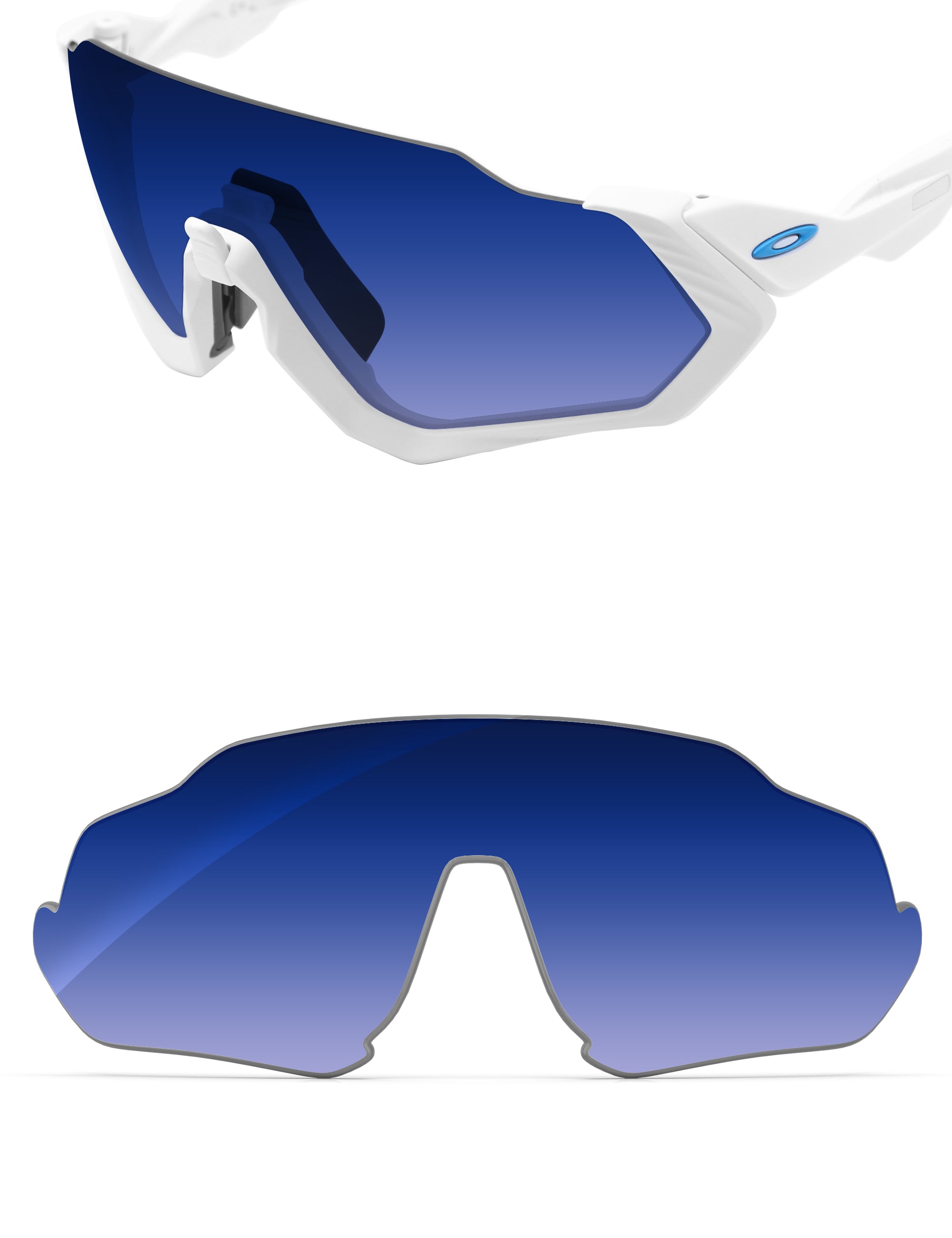 Aqua Blue Gradient-Non-Polarized