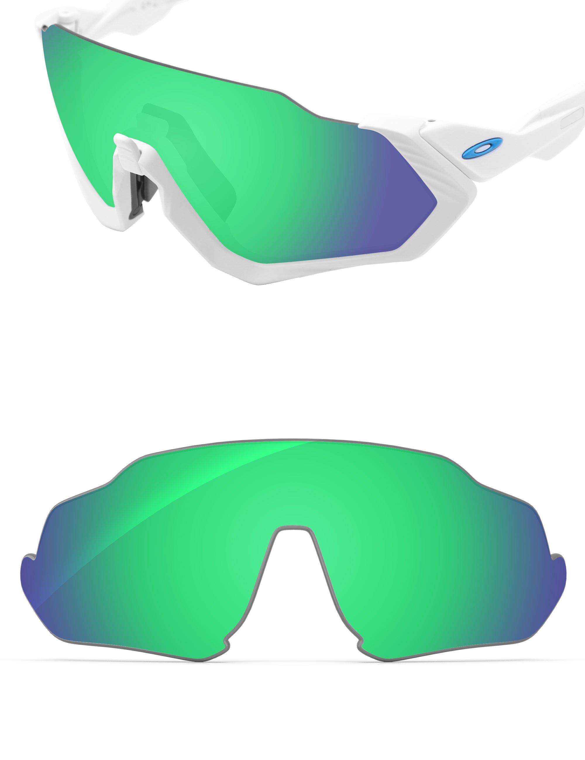 Emerald Green FlashMirror™-Non-Polarized