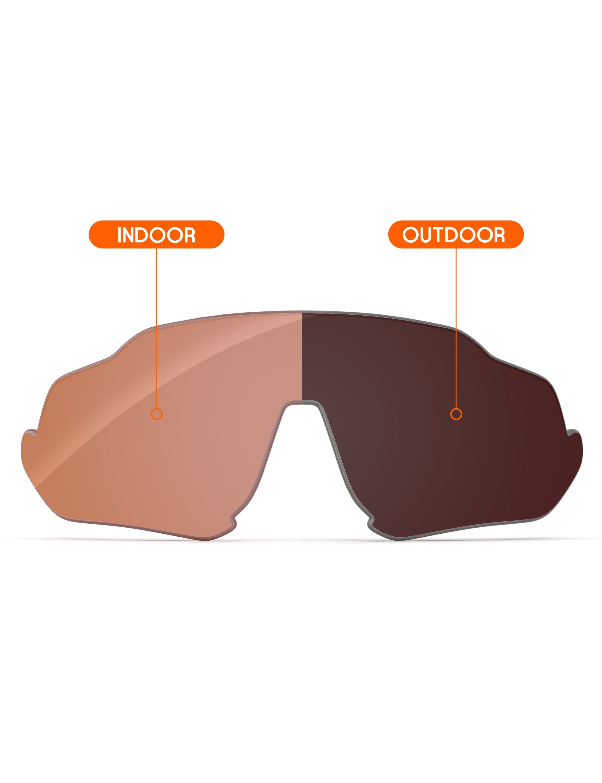 Orange Tint Photochromic-Non-Polarized
