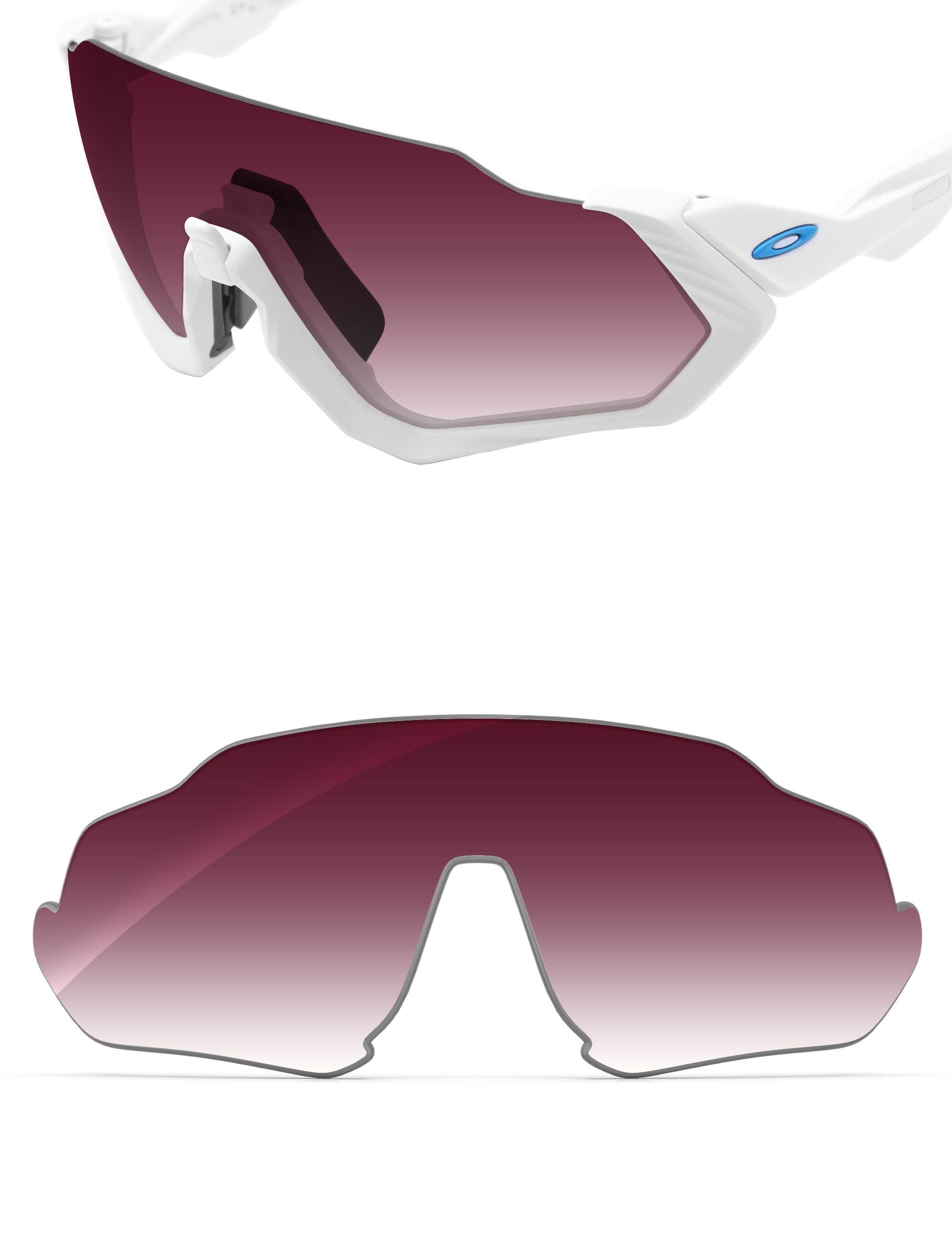 Wine Red Gradient-Non-Polarized