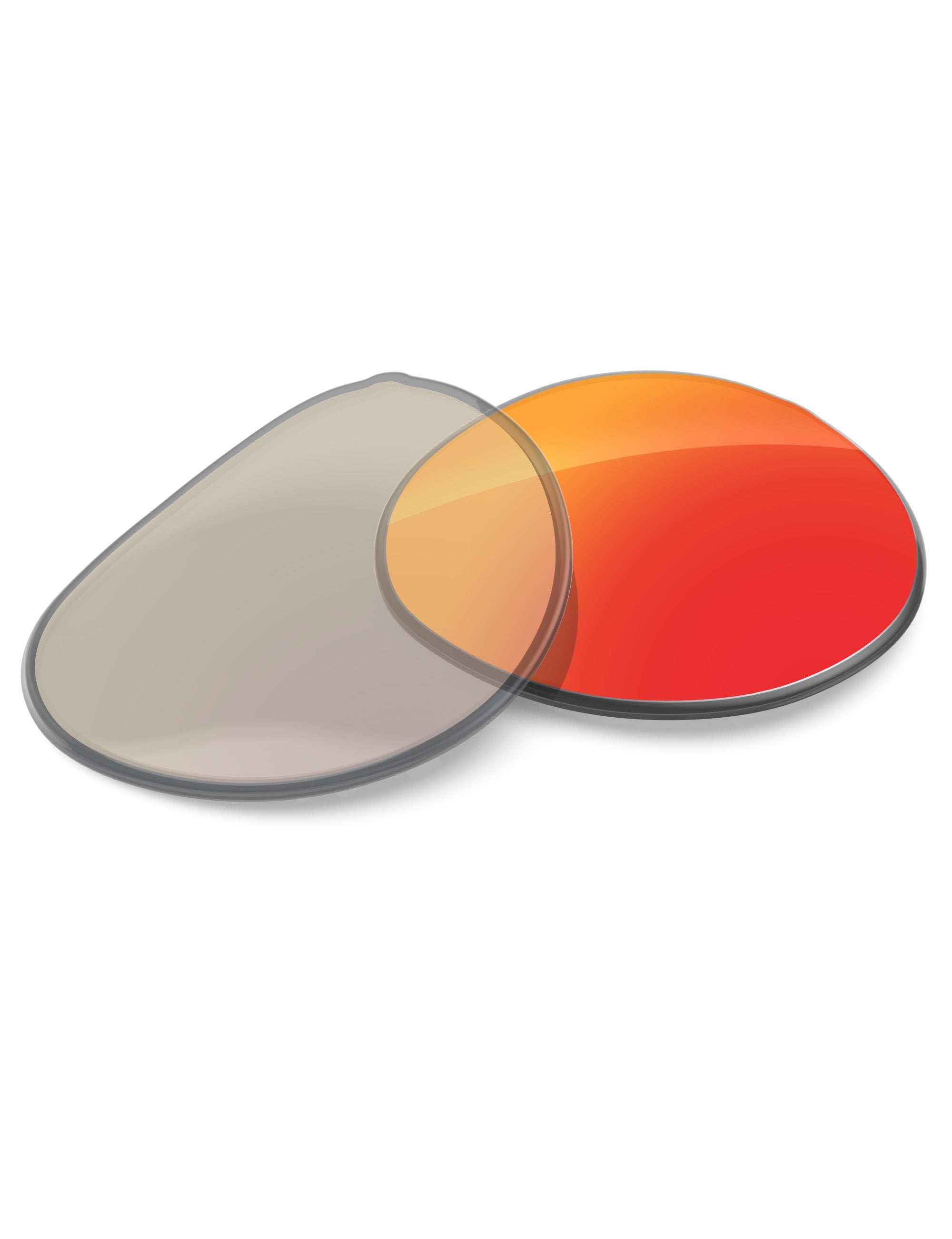 Fire Red FlashMirror™ Photochromic-Non-Polarized