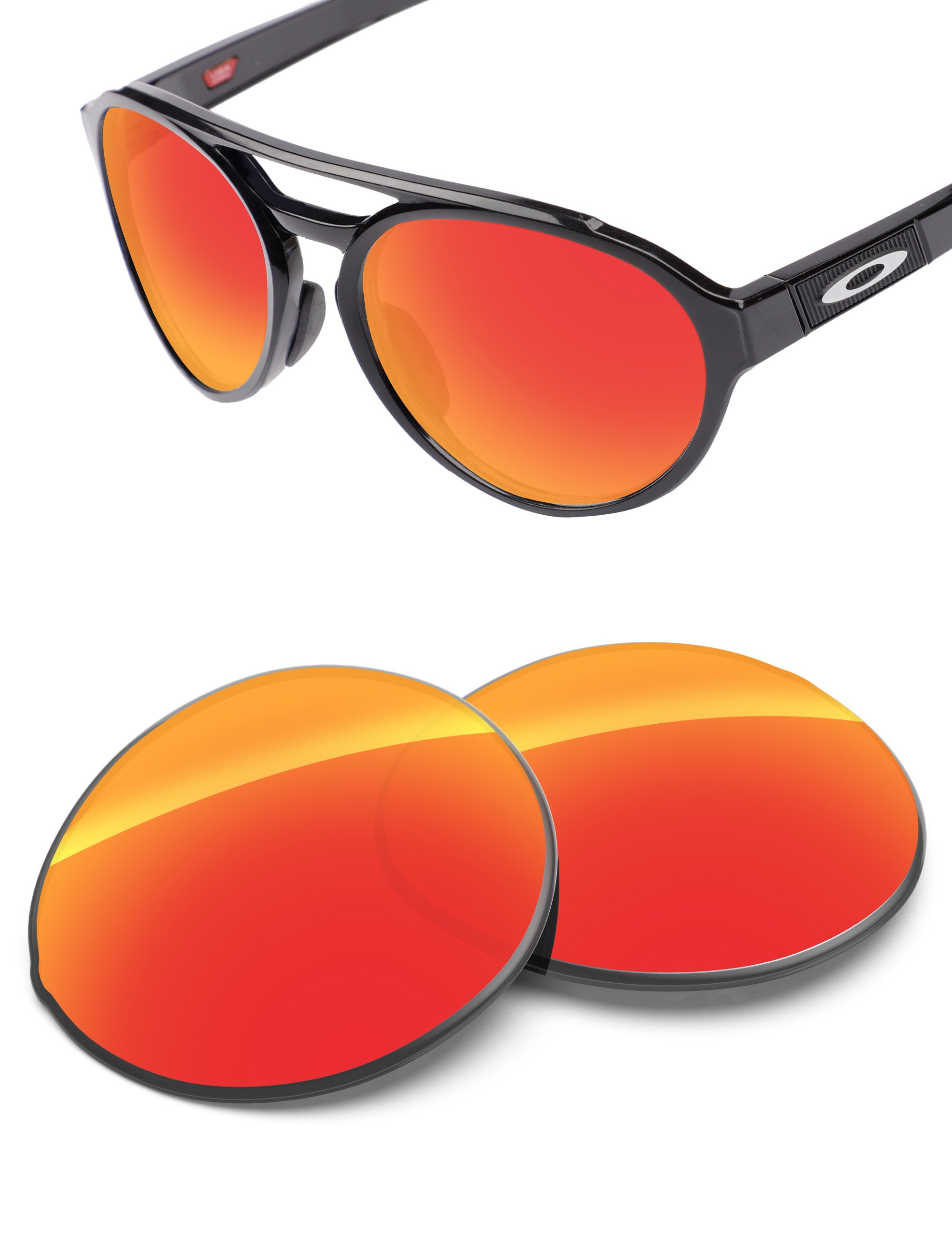 Fire Red FlashMirror™-Non-Polarized