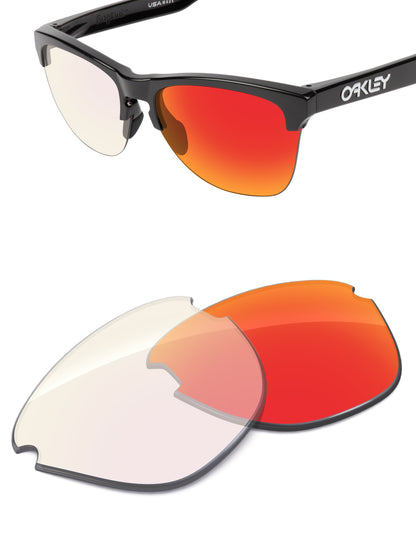 Fire Red FlashMirror™ Photochromic-Non-Polarized