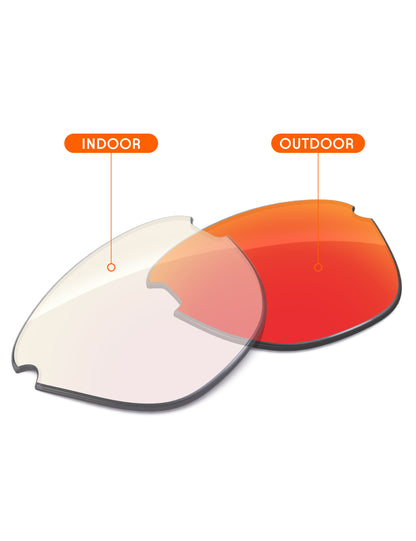Fire Red FlashMirror™ Photochromic-Non-Polarized